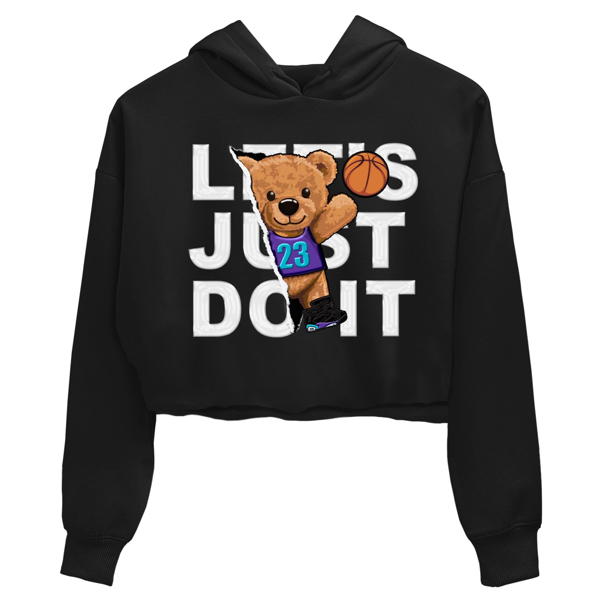 Rip Out Bear snkmatch Women's Top - Air Jordan 6 Aqua
