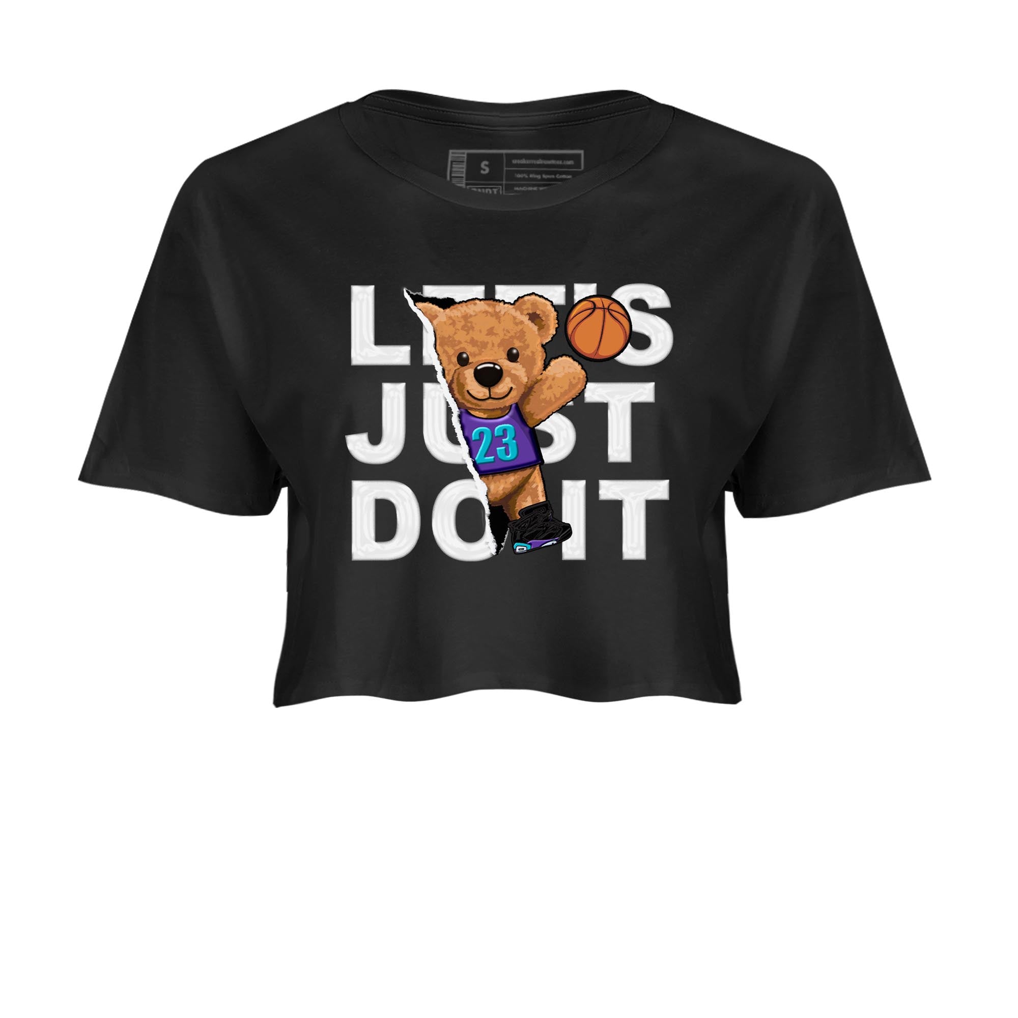 Rip Out Bear snkmatch Women's Top - Air Jordan 6 Aqua