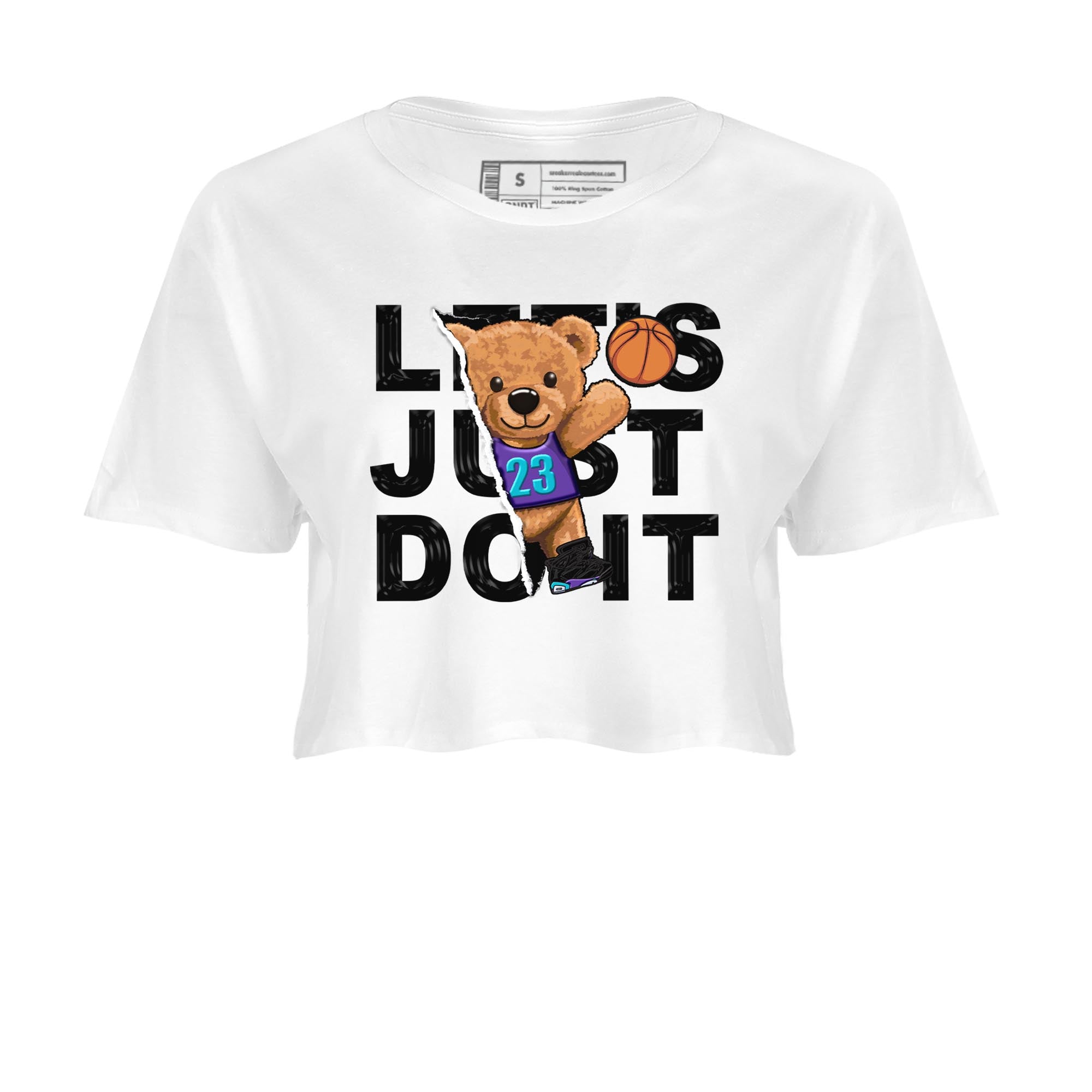 Rip Out Bear snkmatch Women's Top - Air Jordan 6 Aqua