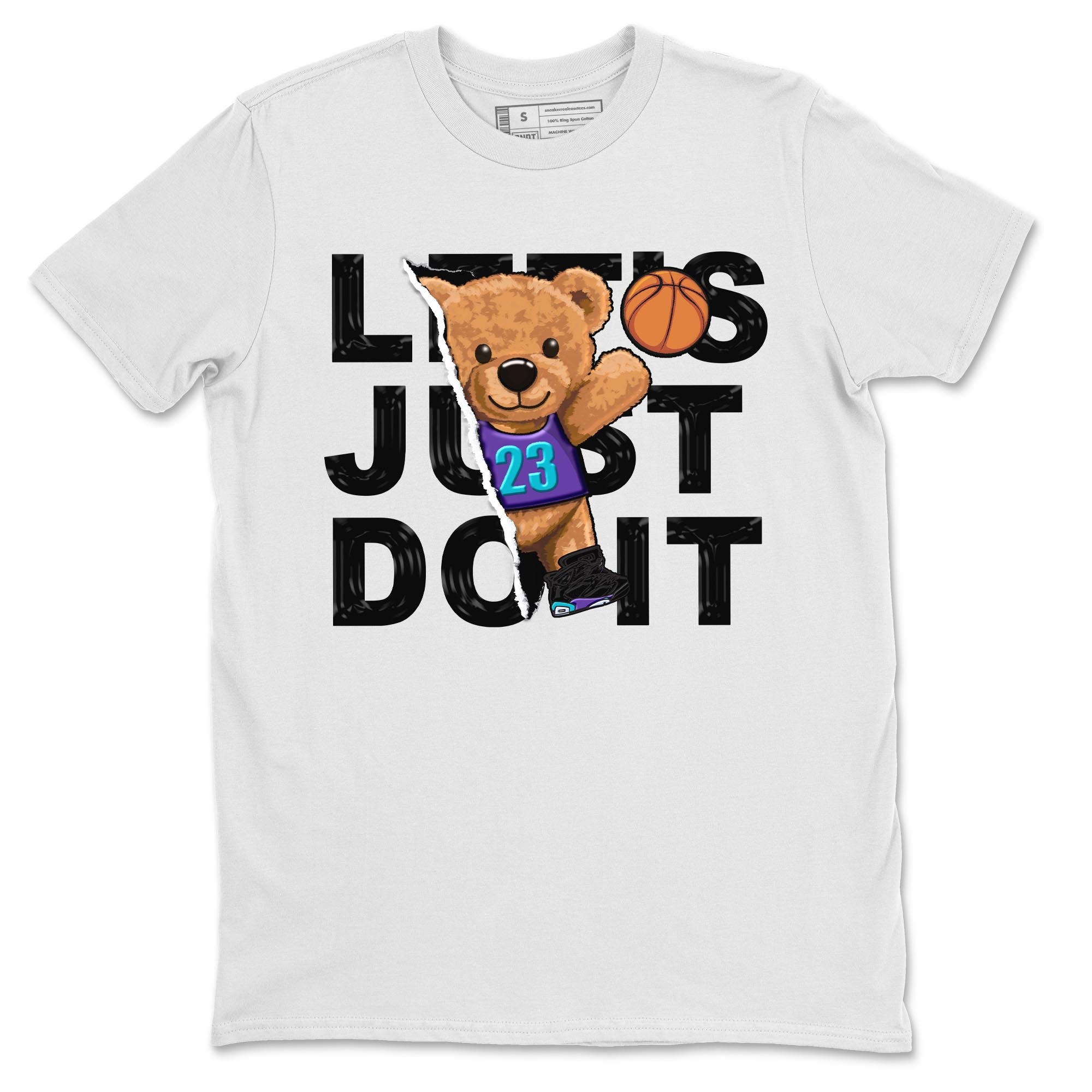 Rip Out Bear snkmatch Tee - Air Jordan 6 Aqua