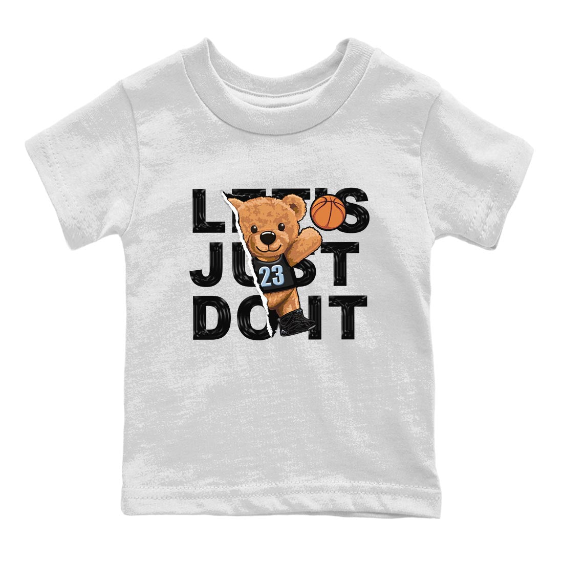Rip Out Bear snkmatch Tee Kids - Air Jordan 7 Chambray