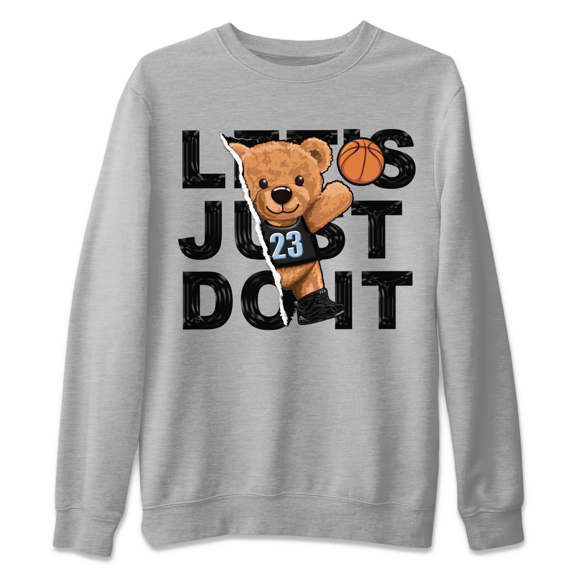 Rip Out Bear snkmatch Tee - Air Jordan 7 Chambray