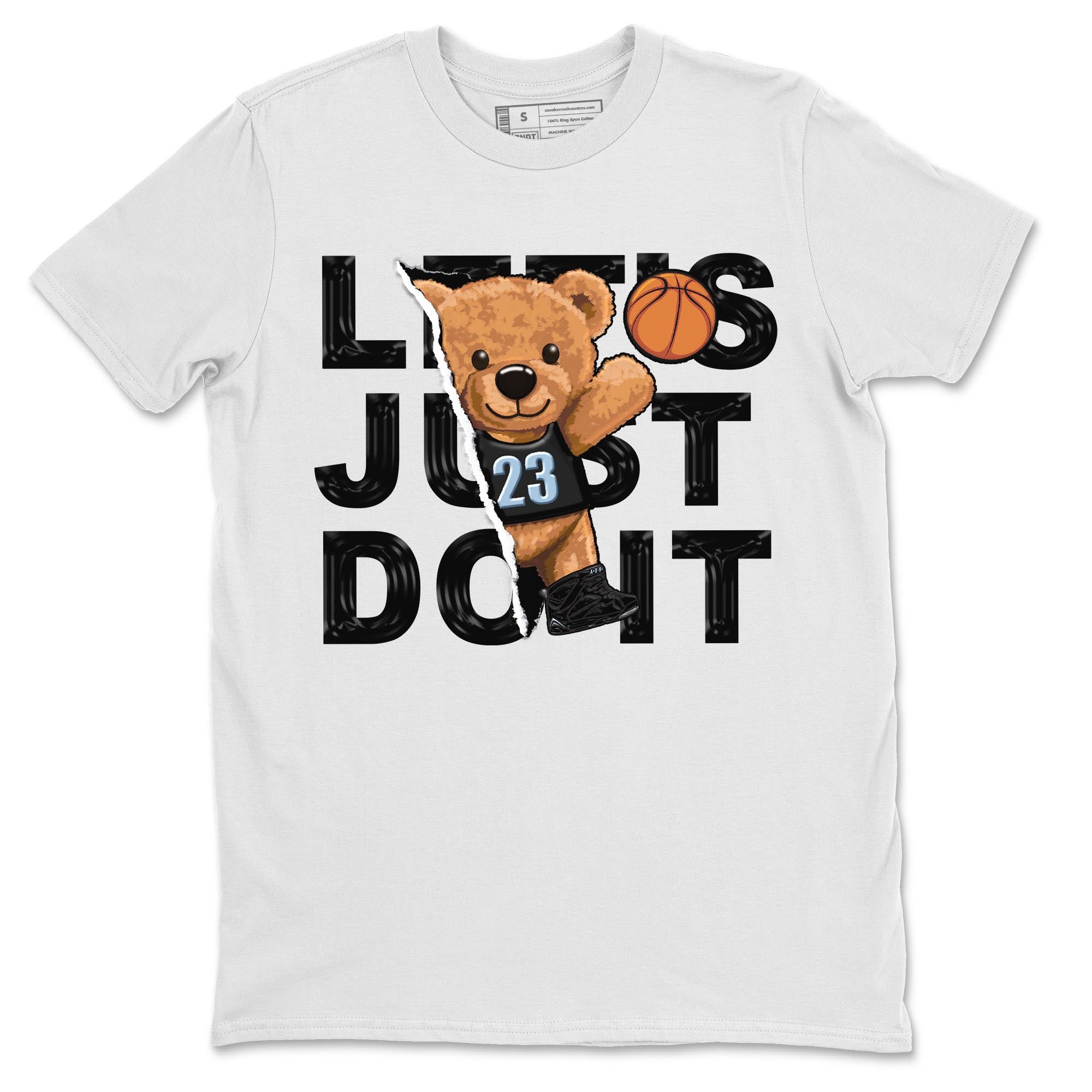 Rip Out Bear snkmatch Tee - Air Jordan 7 Chambray