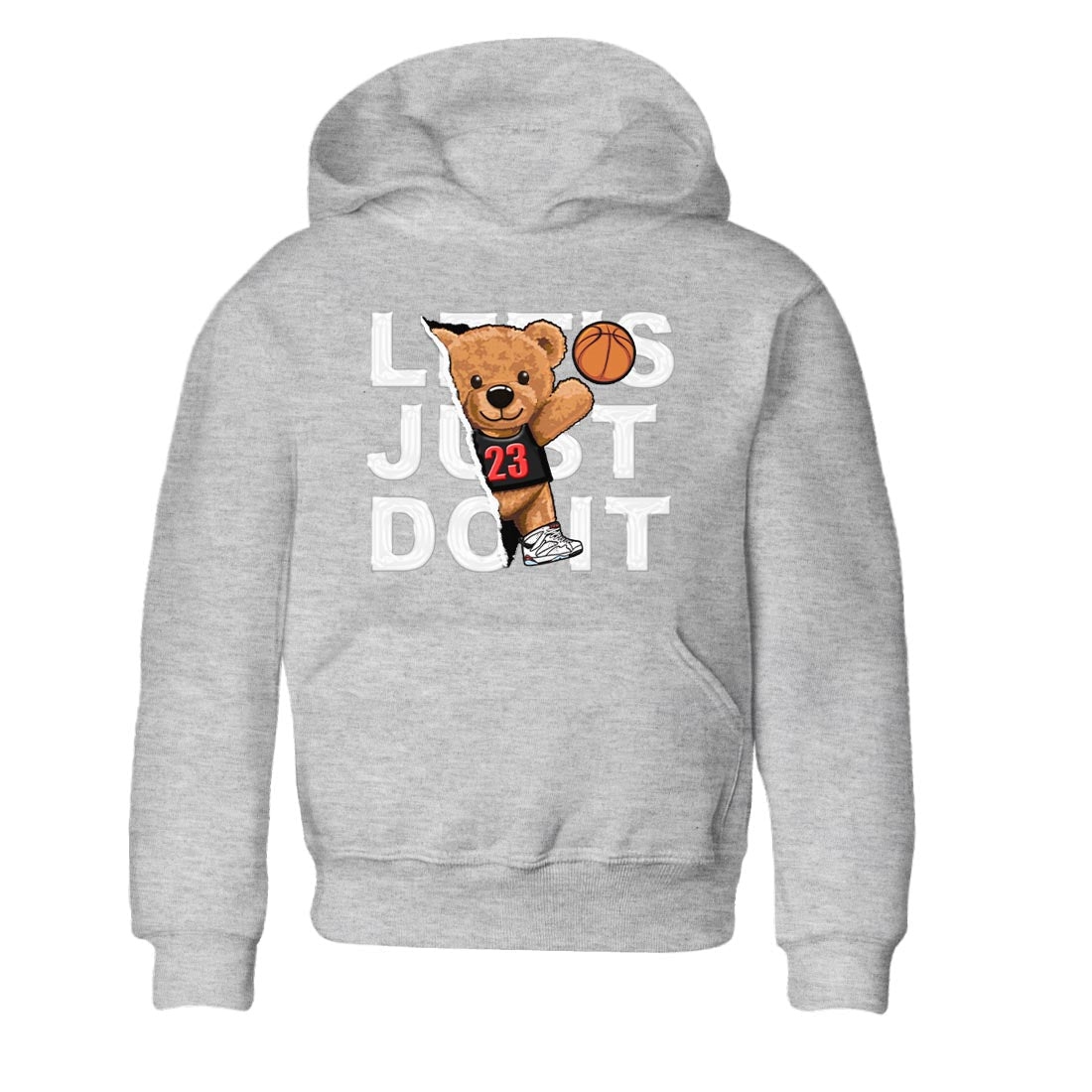 Rip Out Bear snkmatch Tee Kids - Air Jordan 7 White Infrared