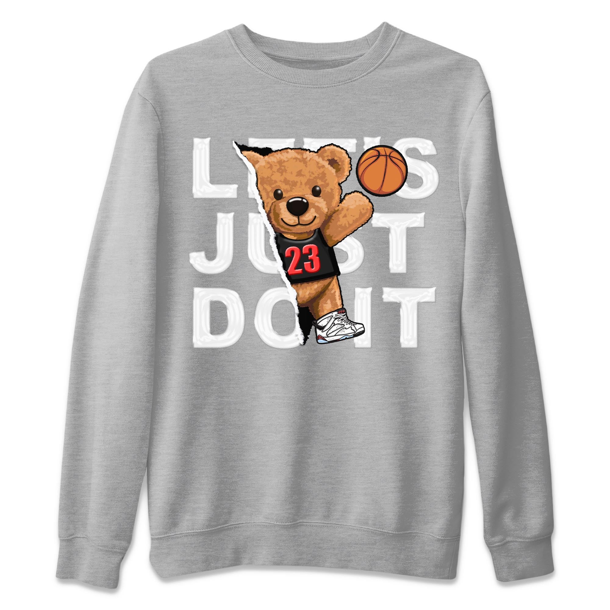 Rip Out Bear snkmatch Tee - Air Jordan 7 White Infrared