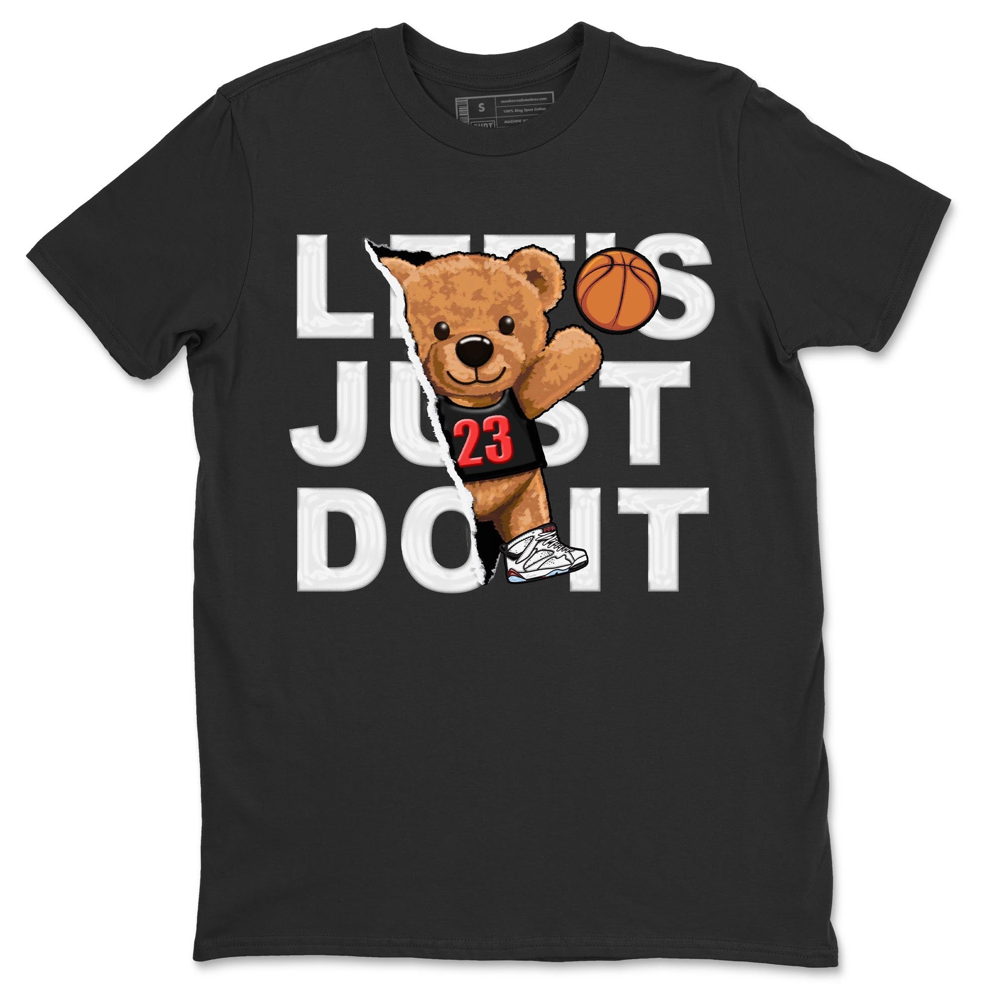 Rip Out Bear snkmatch Tee - Air Jordan 7 White Infrared