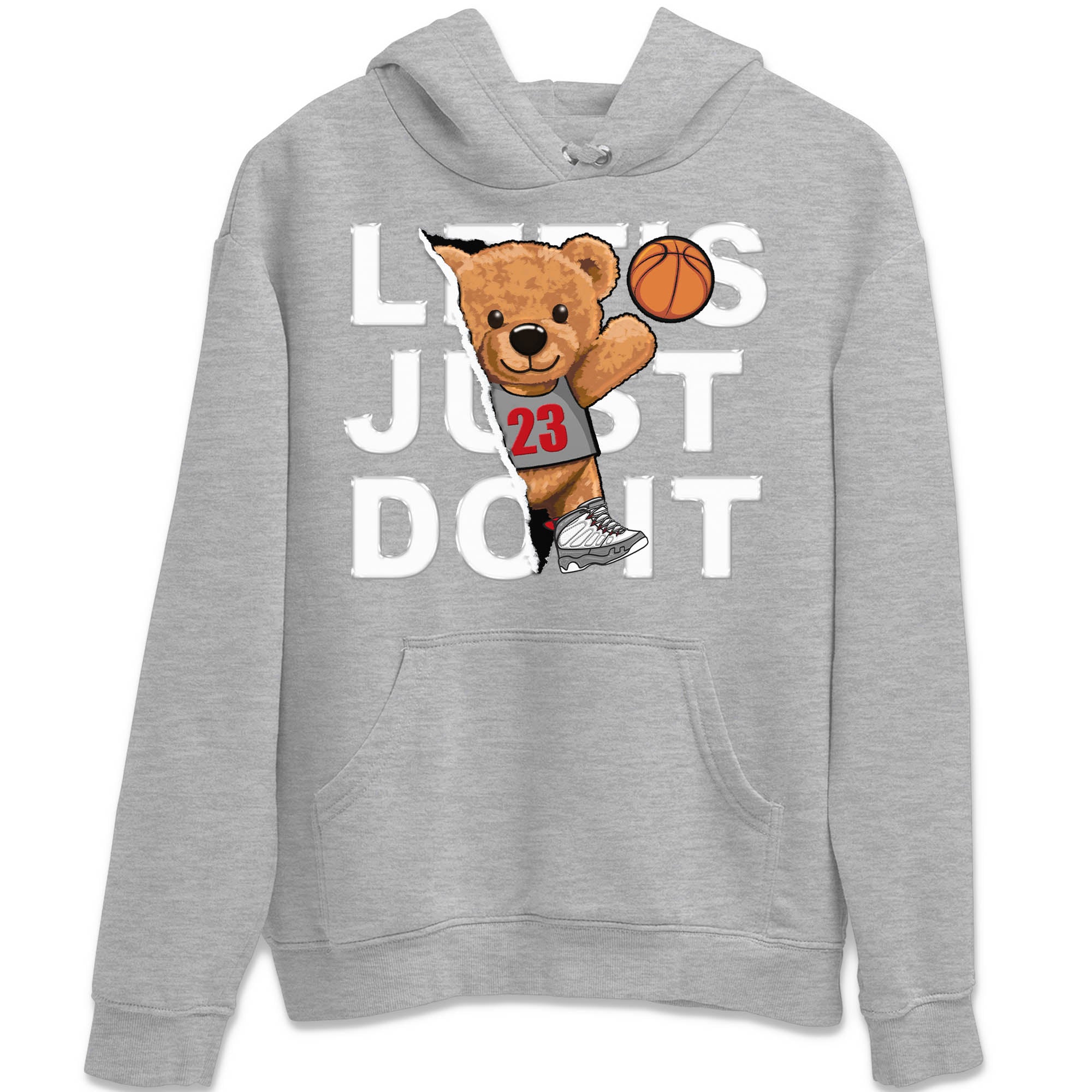 Rip Out Bear Unisex Tops - Air Jordan 9 Fire Red