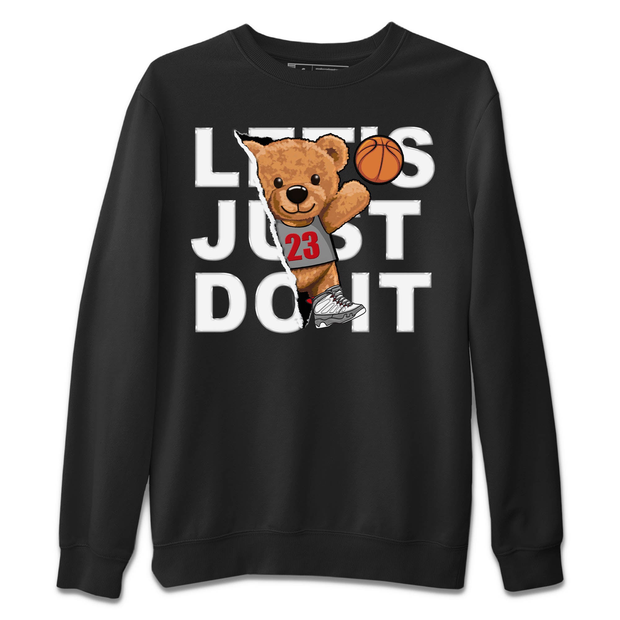 Rip Out Bear Unisex Tops - Air Jordan 9 Fire Red