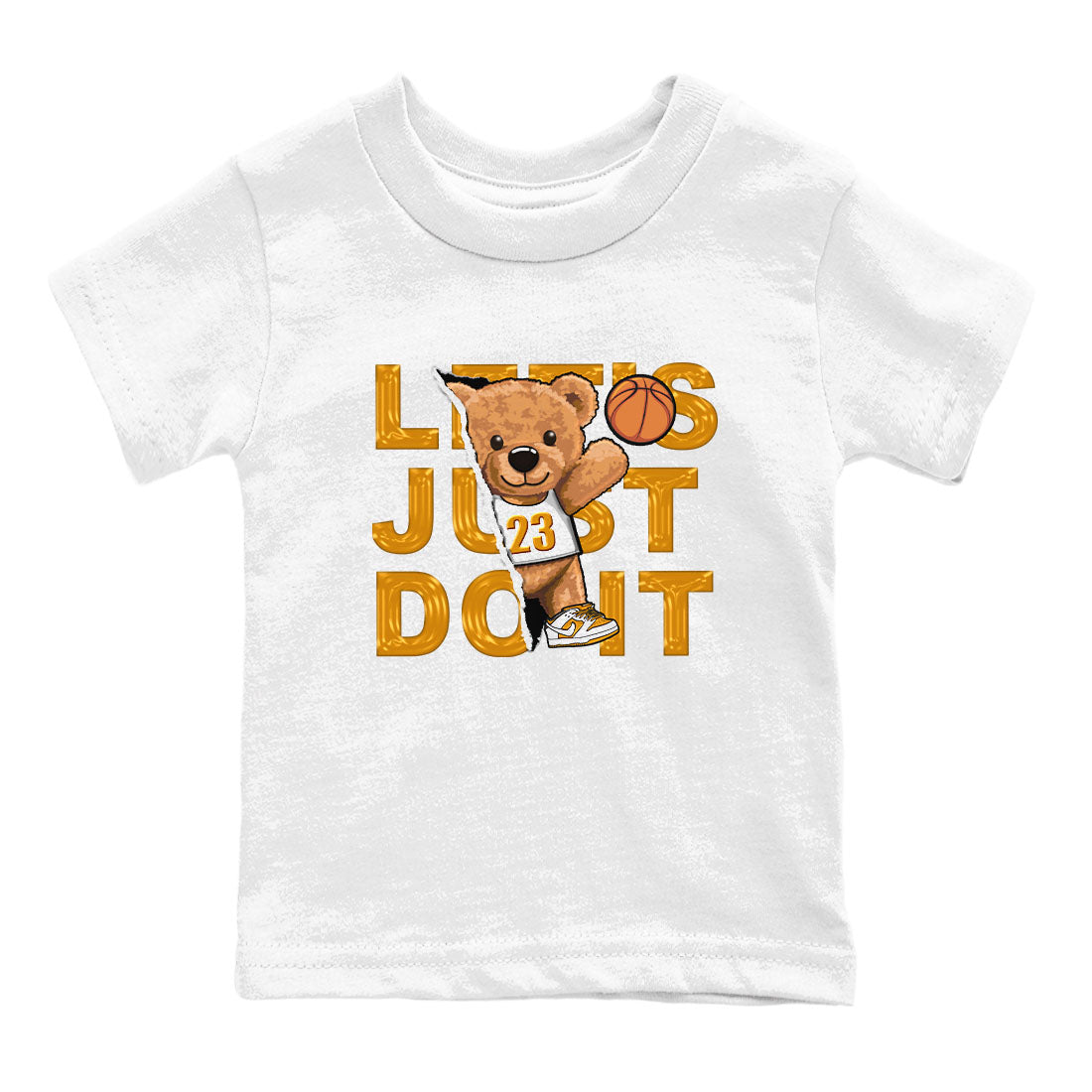 Rip Out Bear snkmatch Tees Kids - Dunk Dark Curry
