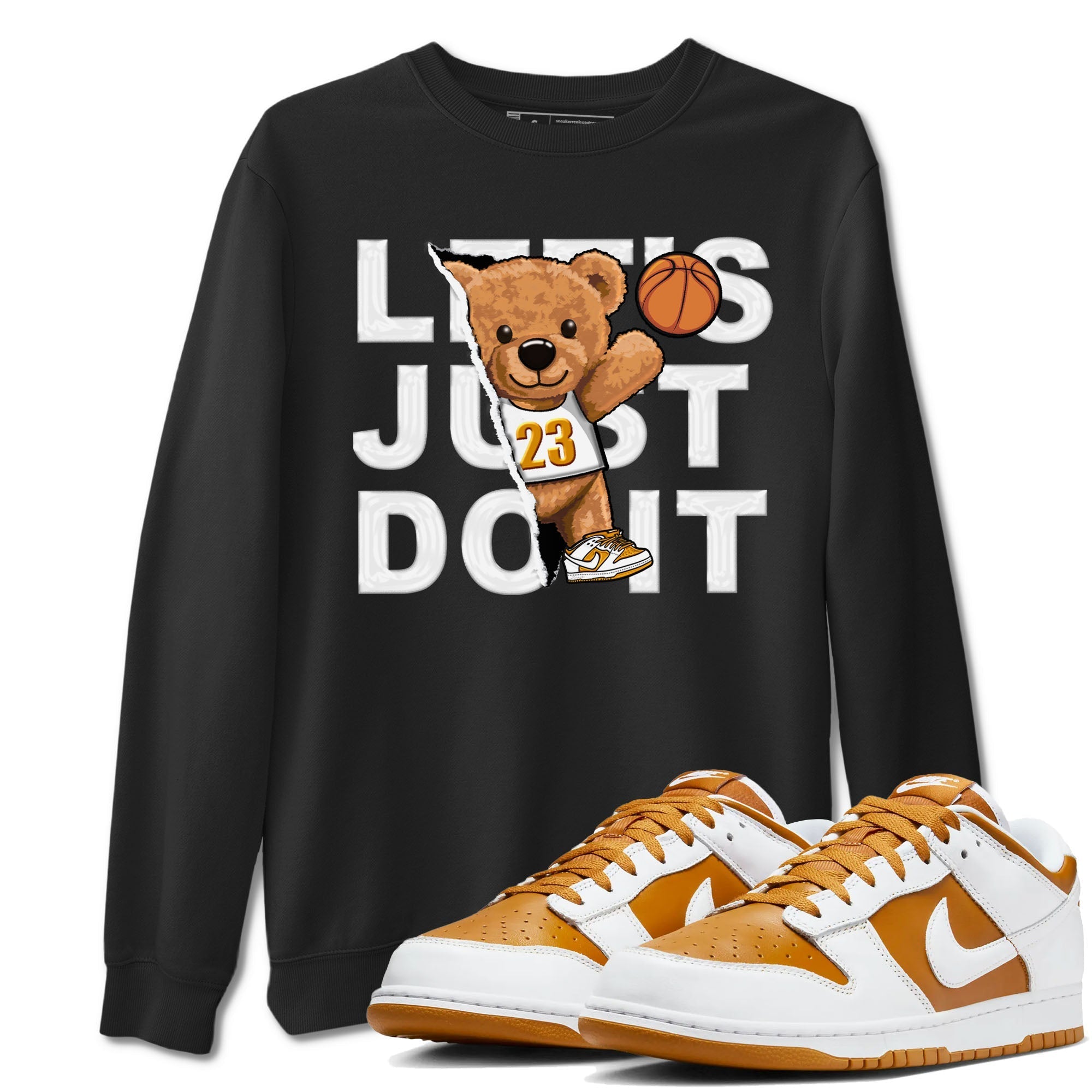 Rip Out Bear snkmatch Tees - Dunk Dark Curry