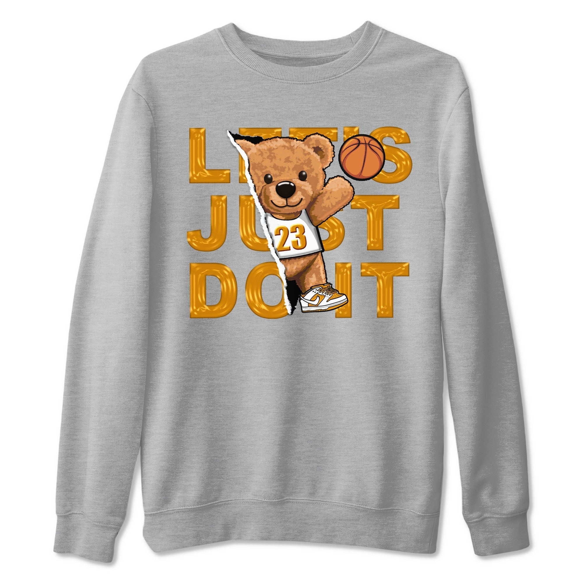 Rip Out Bear snkmatch Tees - Dunk Dark Curry