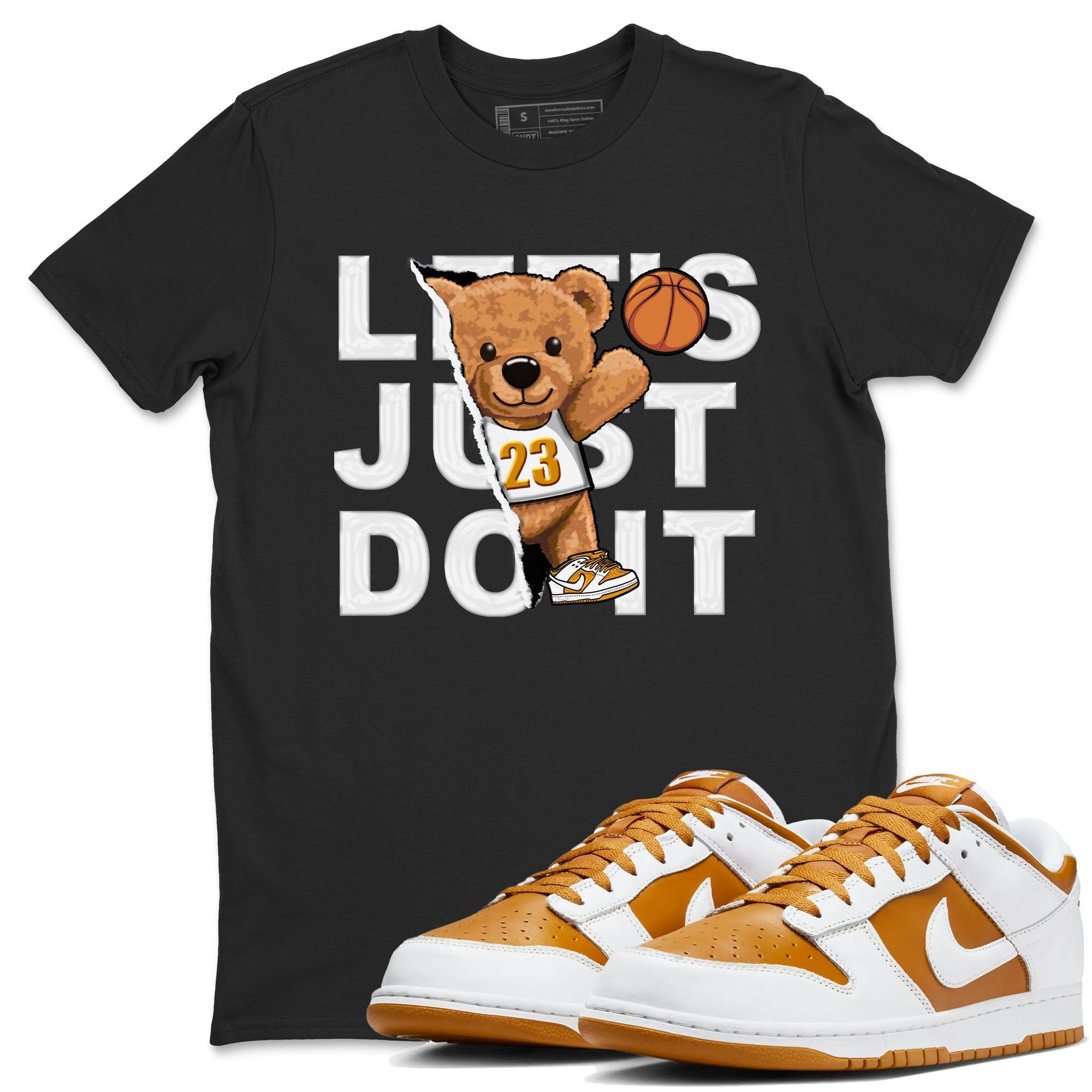 Rip Out Bear snkmatch Tees - Dunk Dark Curry