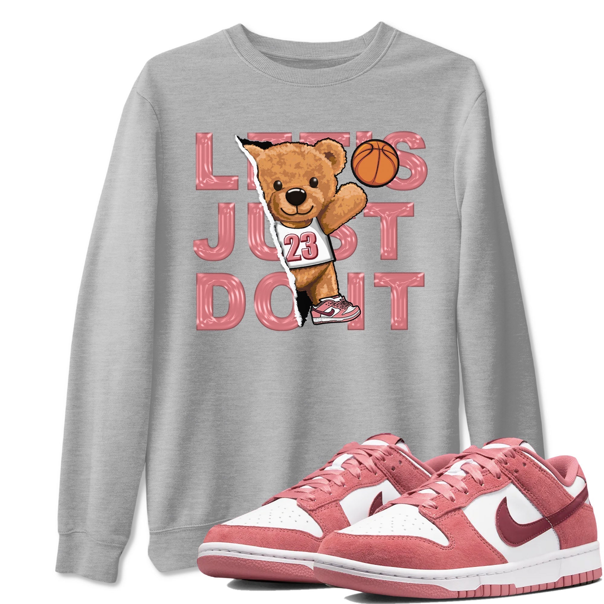 Rip Out Bear snkmatch Tees - Dunk Valentines Day 2024