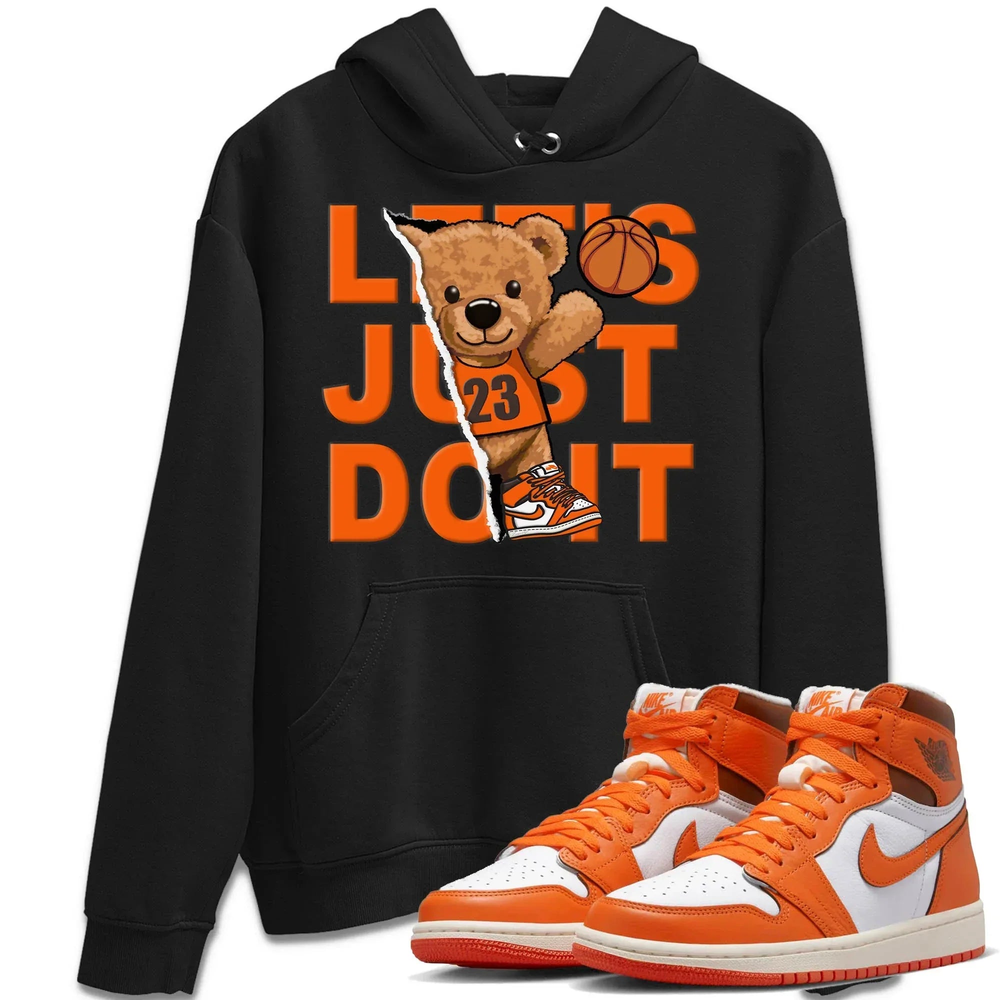 Rip Out Bear Unisex Tops - Air Jordan 1 Starfish