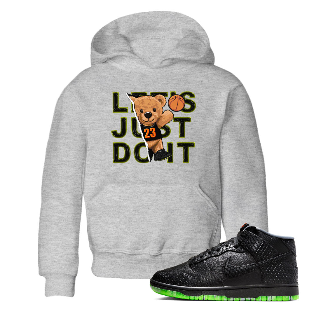 Rip Out Bear snkmatch Tee Kids - Dunk Halloween