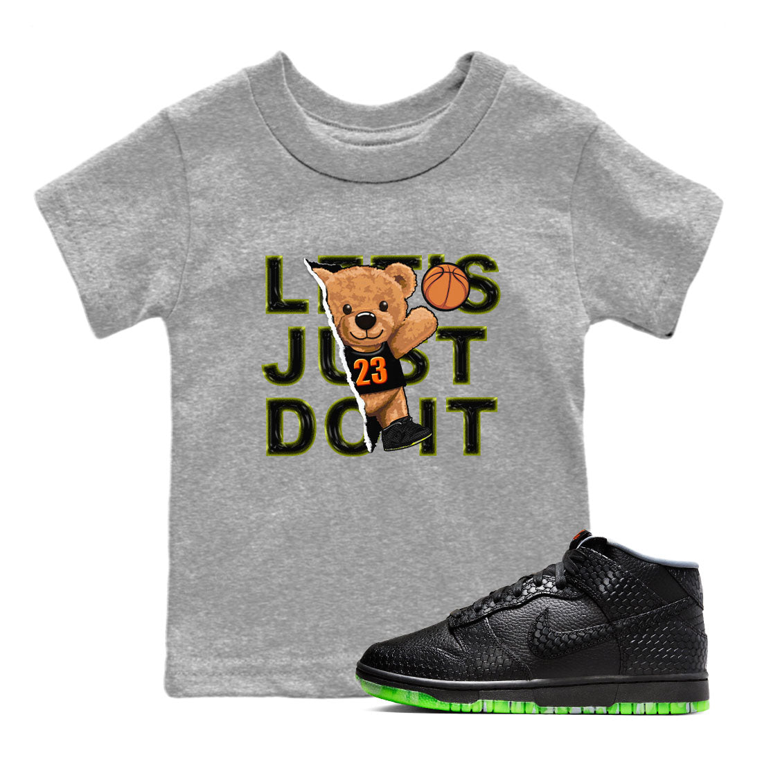 Rip Out Bear snkmatch Tee Kids - Dunk Halloween