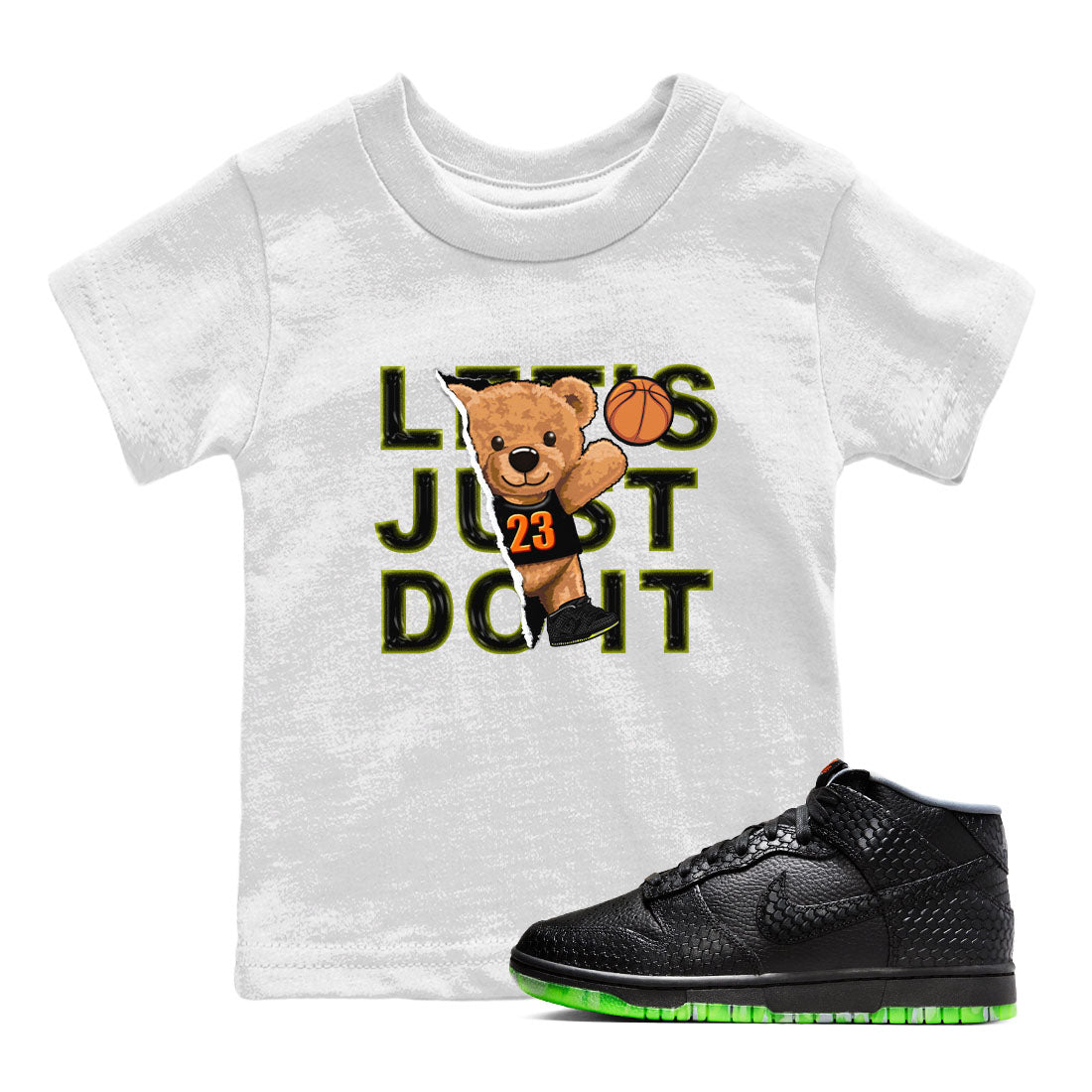 Rip Out Bear snkmatch Tee Kids - Dunk Halloween