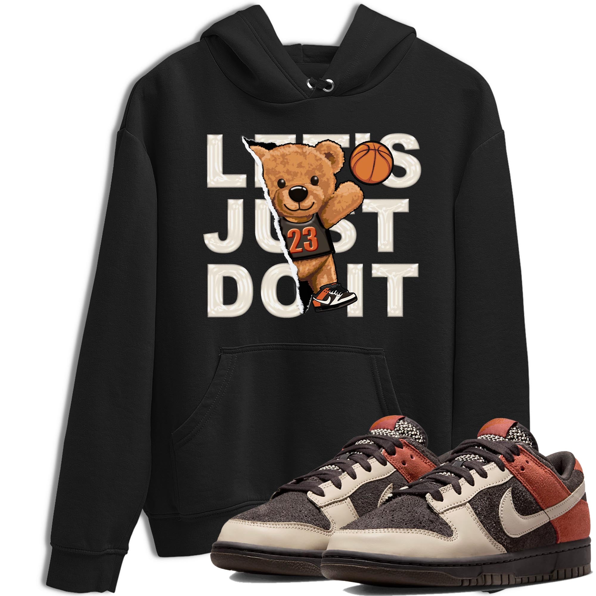 Rip Out Bear snkmatch Tee - Dunk Red Panda