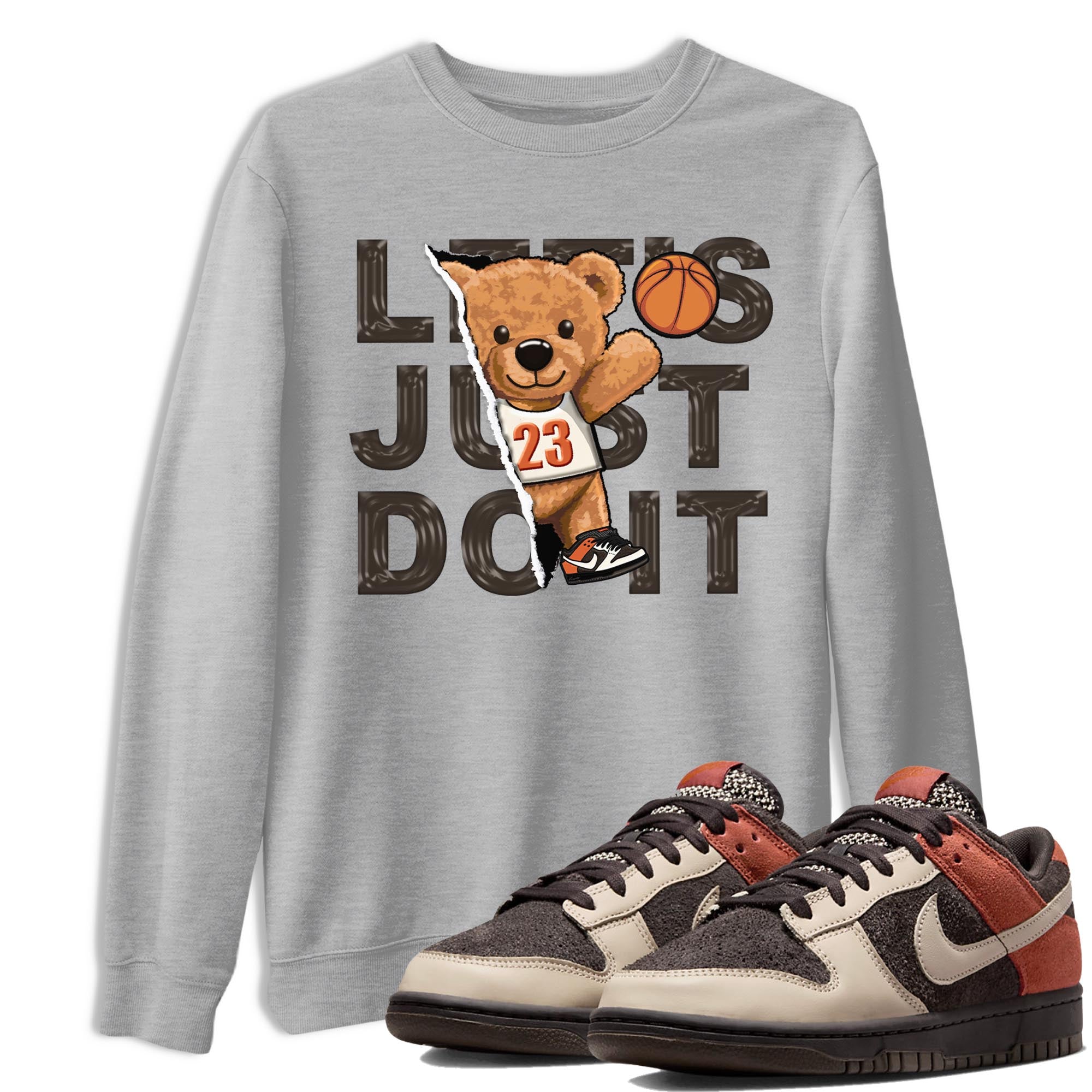 Rip Out Bear snkmatch Tee - Dunk Red Panda