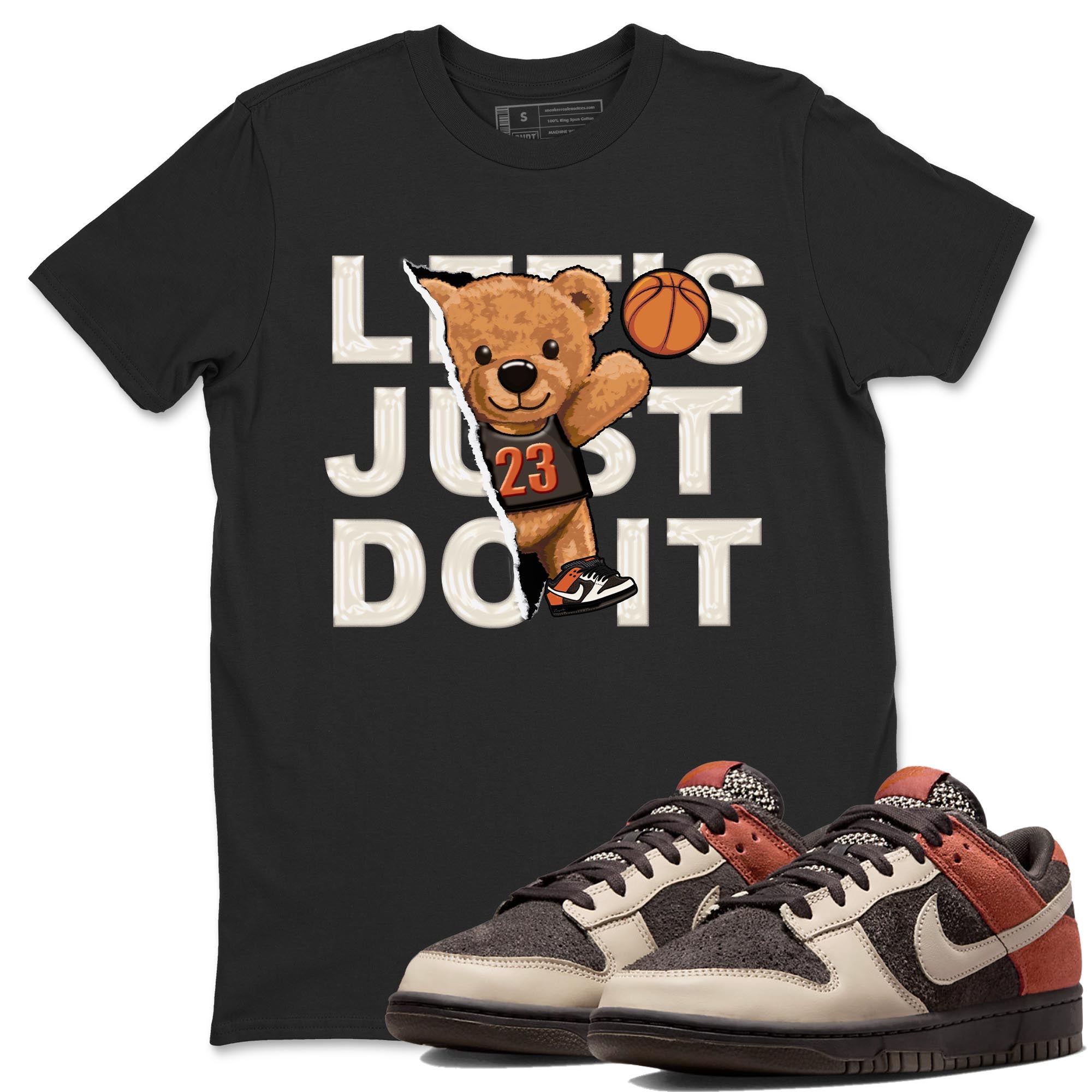 Rip Out Bear snkmatch Tee - Dunk Red Panda