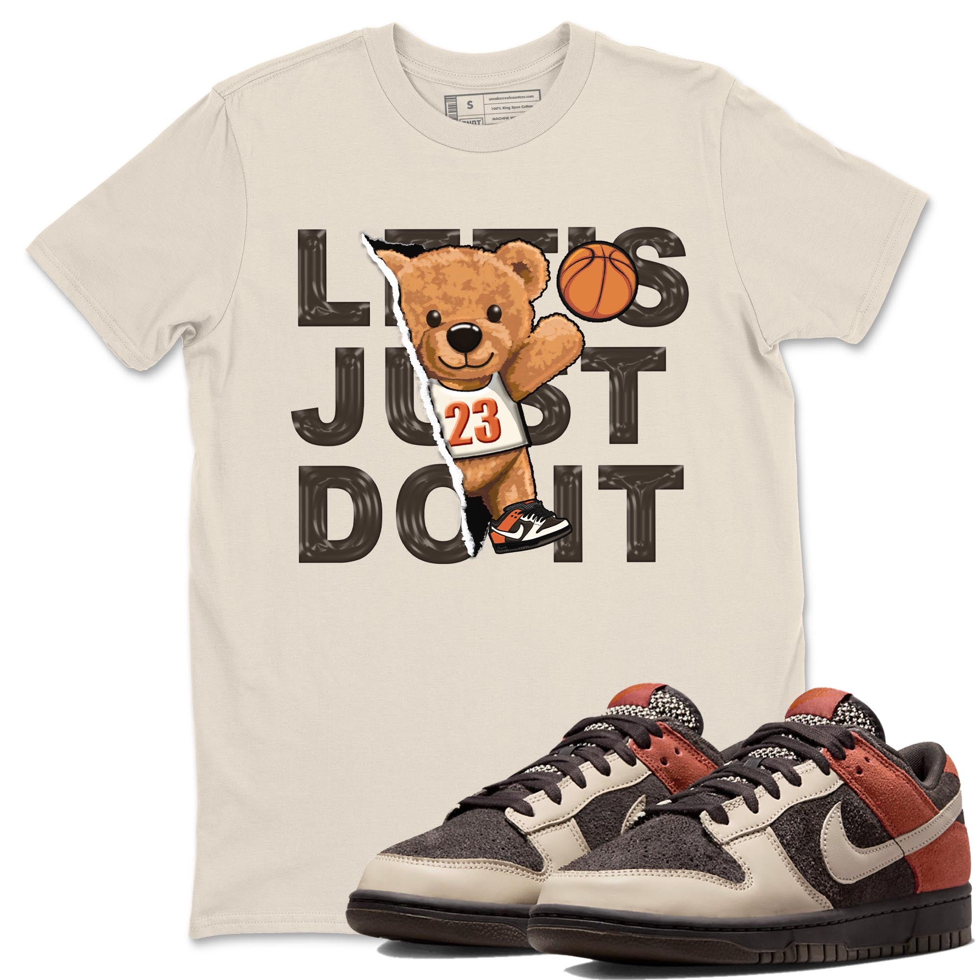 Rip Out Bear snkmatch Tee - Dunk Red Panda