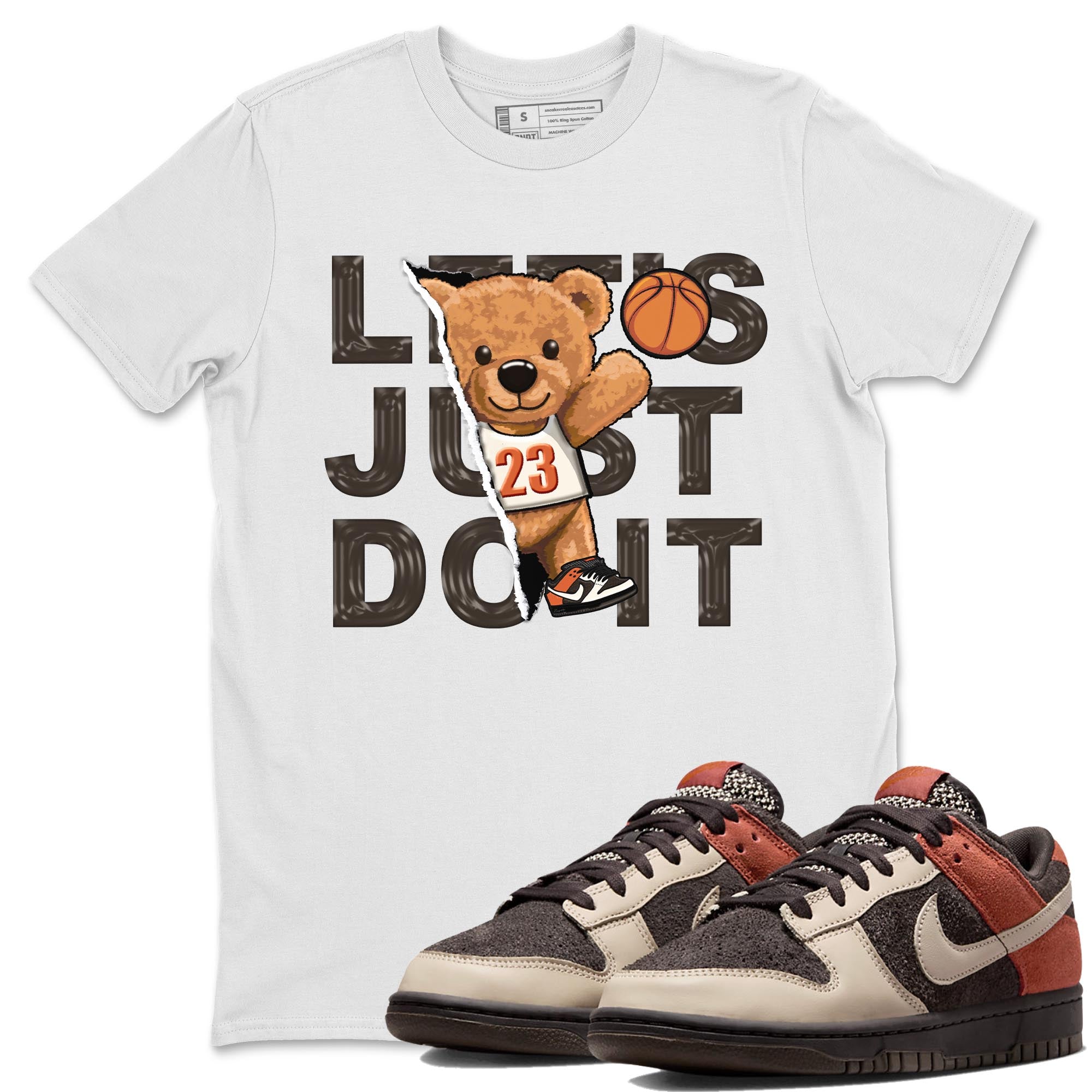 Rip Out Bear snkmatch Tee - Dunk Red Panda