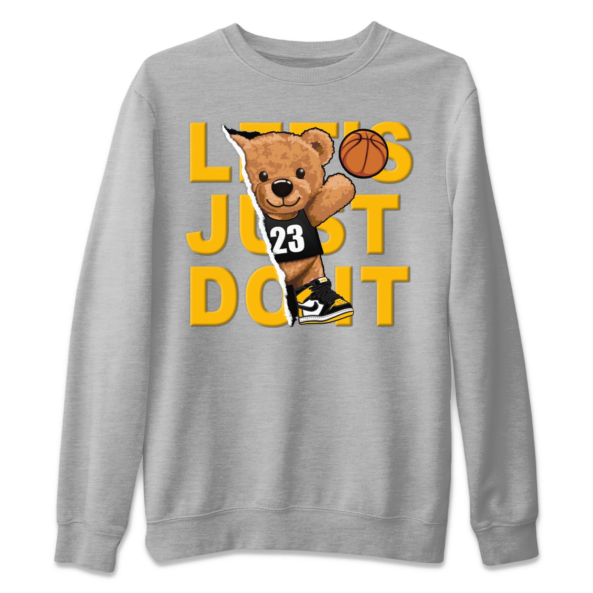 Rip Out Bear Unisex Tops - Air Jordan 1 Taxi
