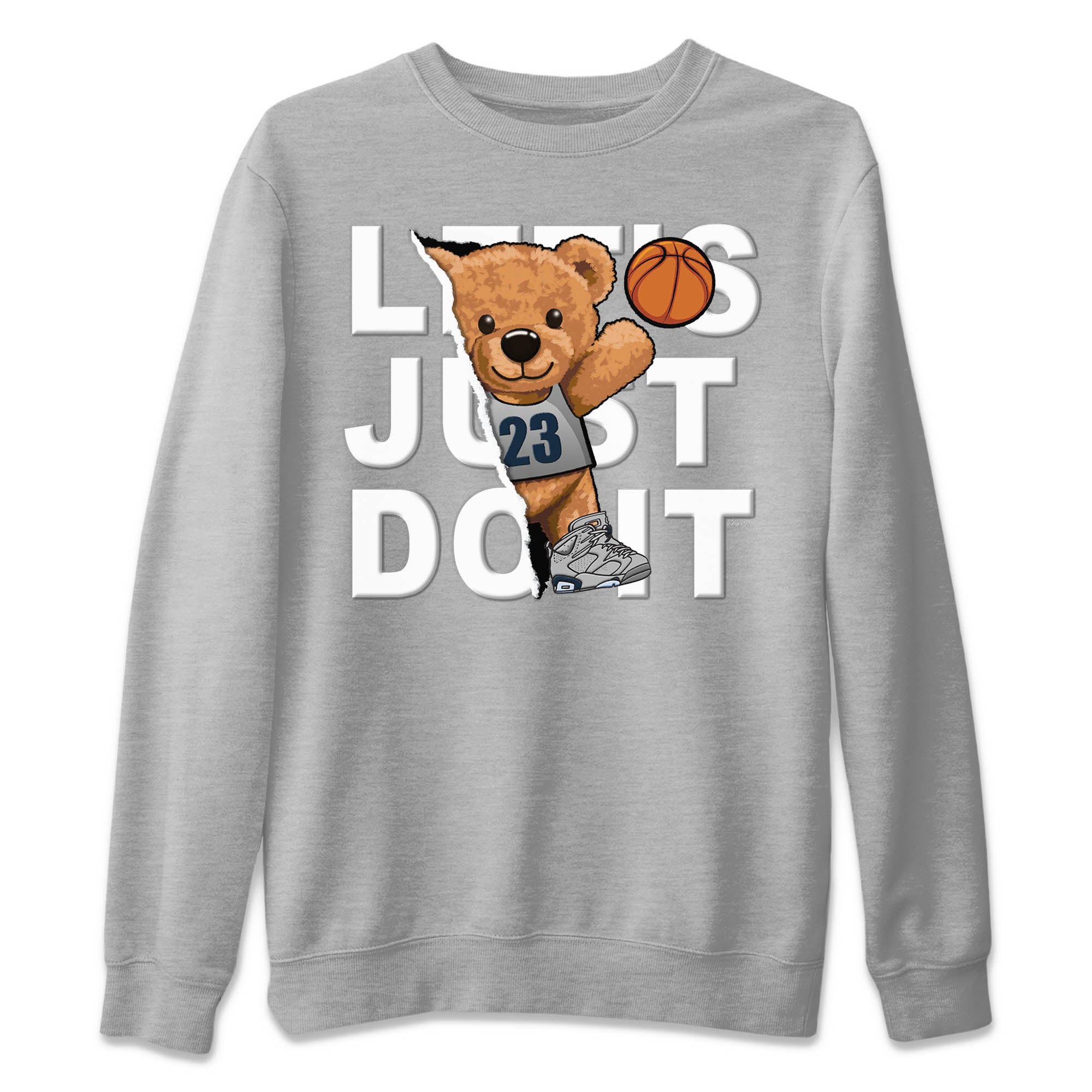 Rip Out Bear Unisex Tops - Air Jordan 6 Georgetown