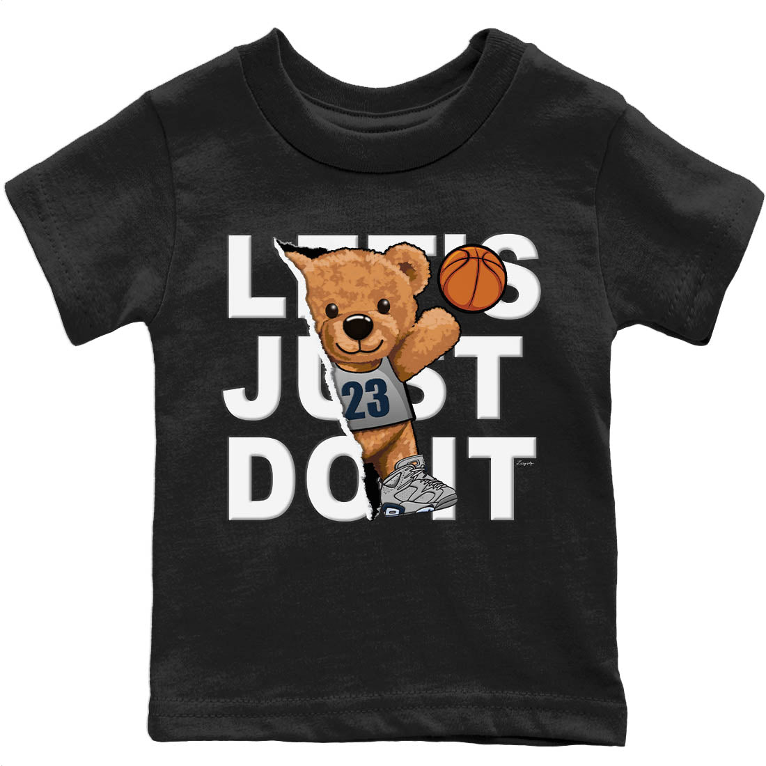 Rip Out Bear Kids Tops - Air Jordan 6 Georgetown