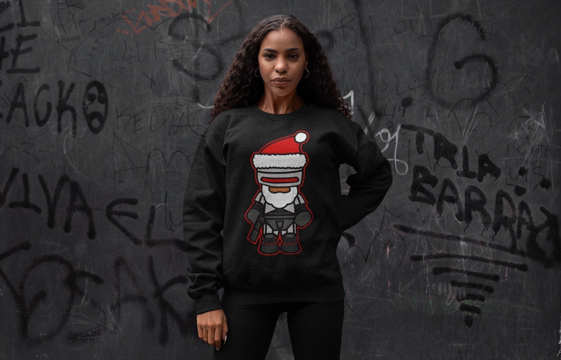Robosanta Unisex Tops - Air Jordan 4 Red Thunder