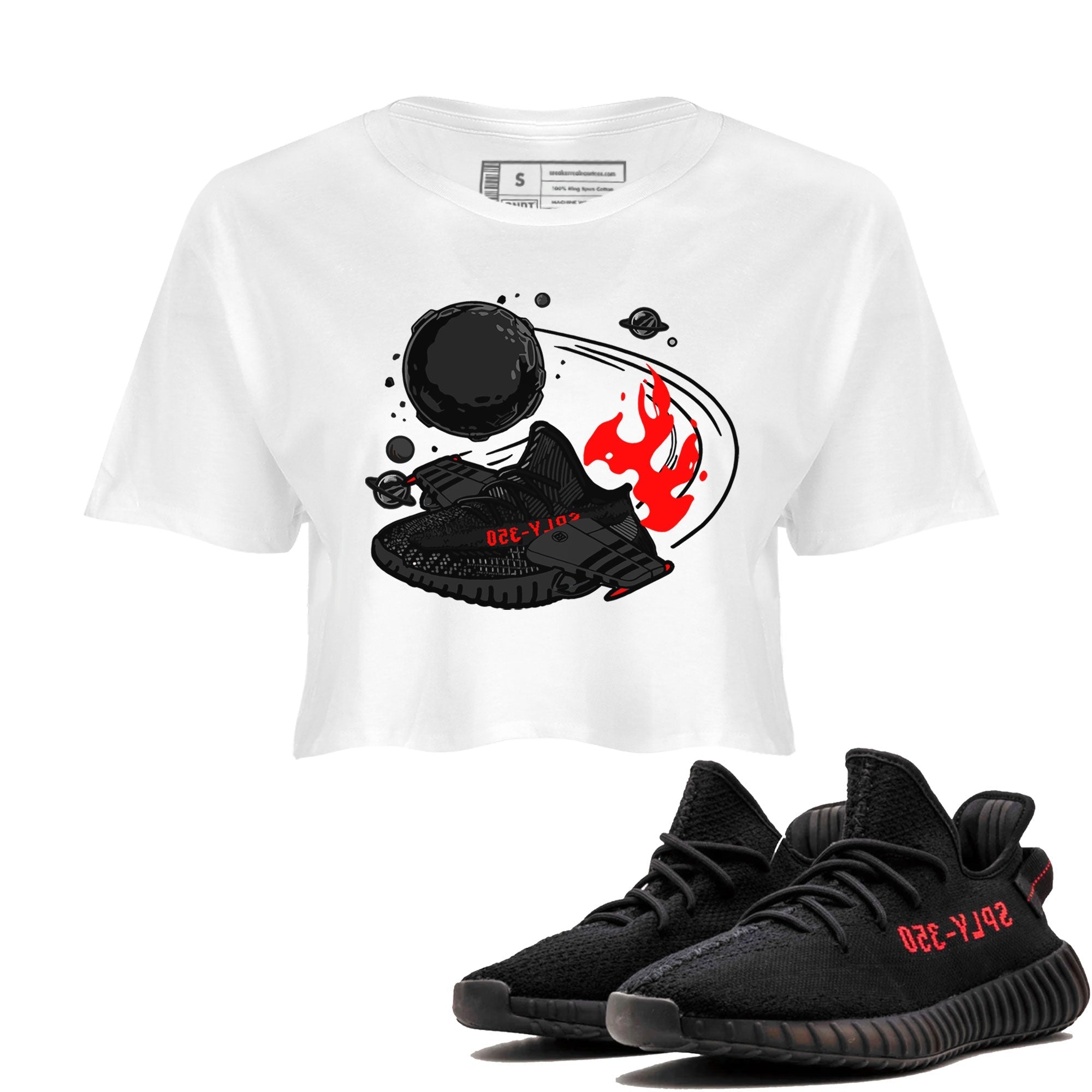 Rocket Boost snkmatch Women's Top - Yeezy 350 Bred