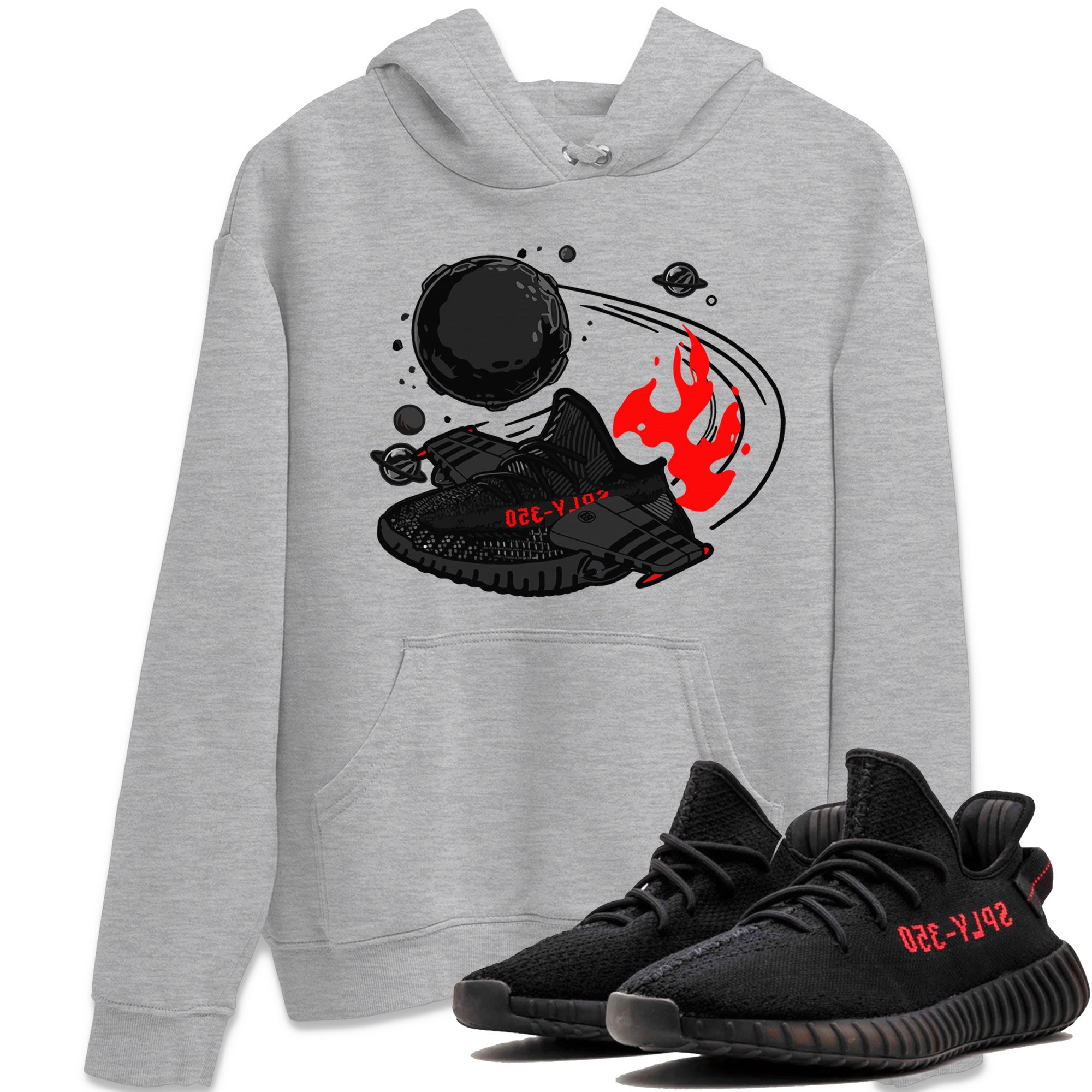 Rocket Boost snkmatch Tee - Yeezy 350 Bred