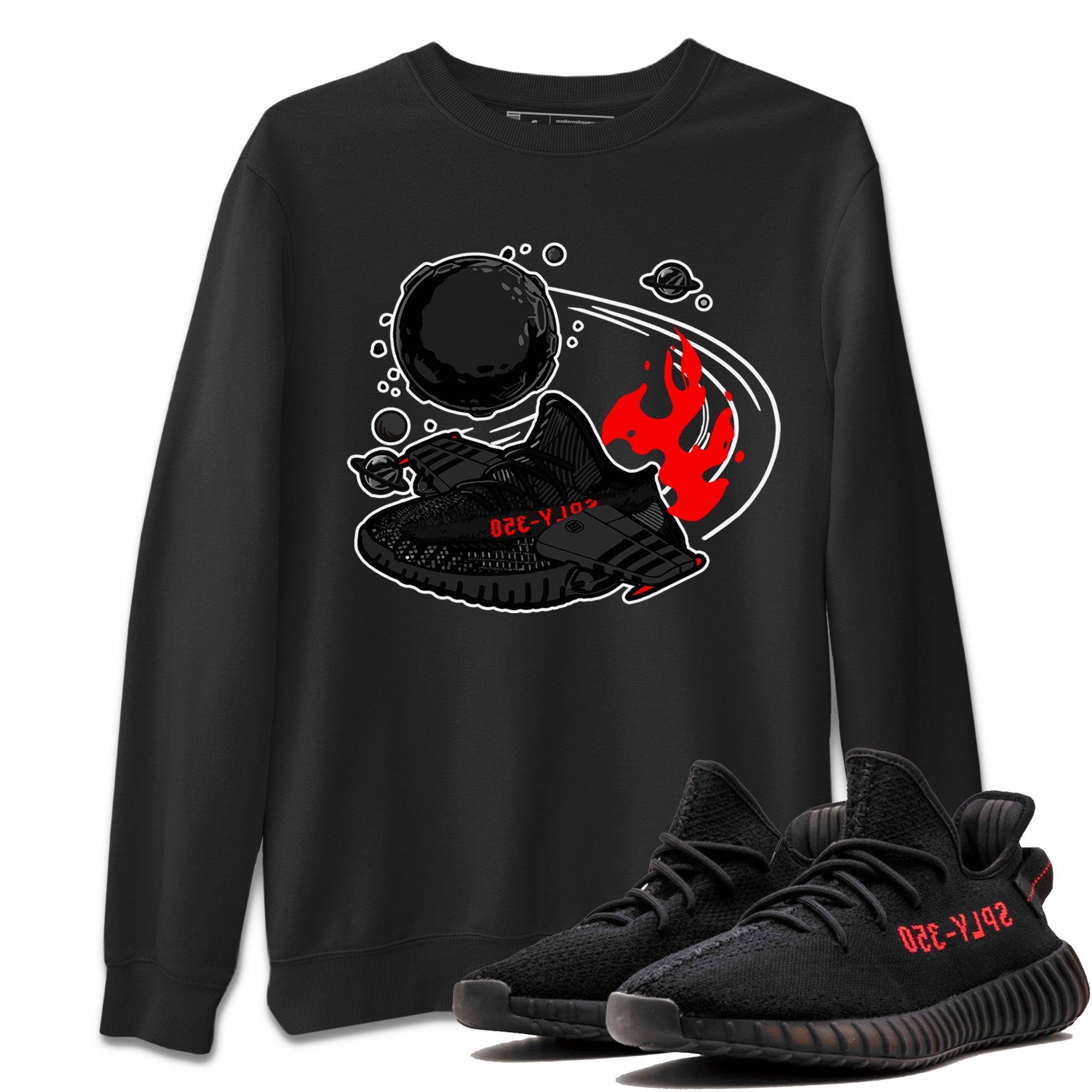 Rocket Boost snkmatch Tee - Yeezy 350 Bred