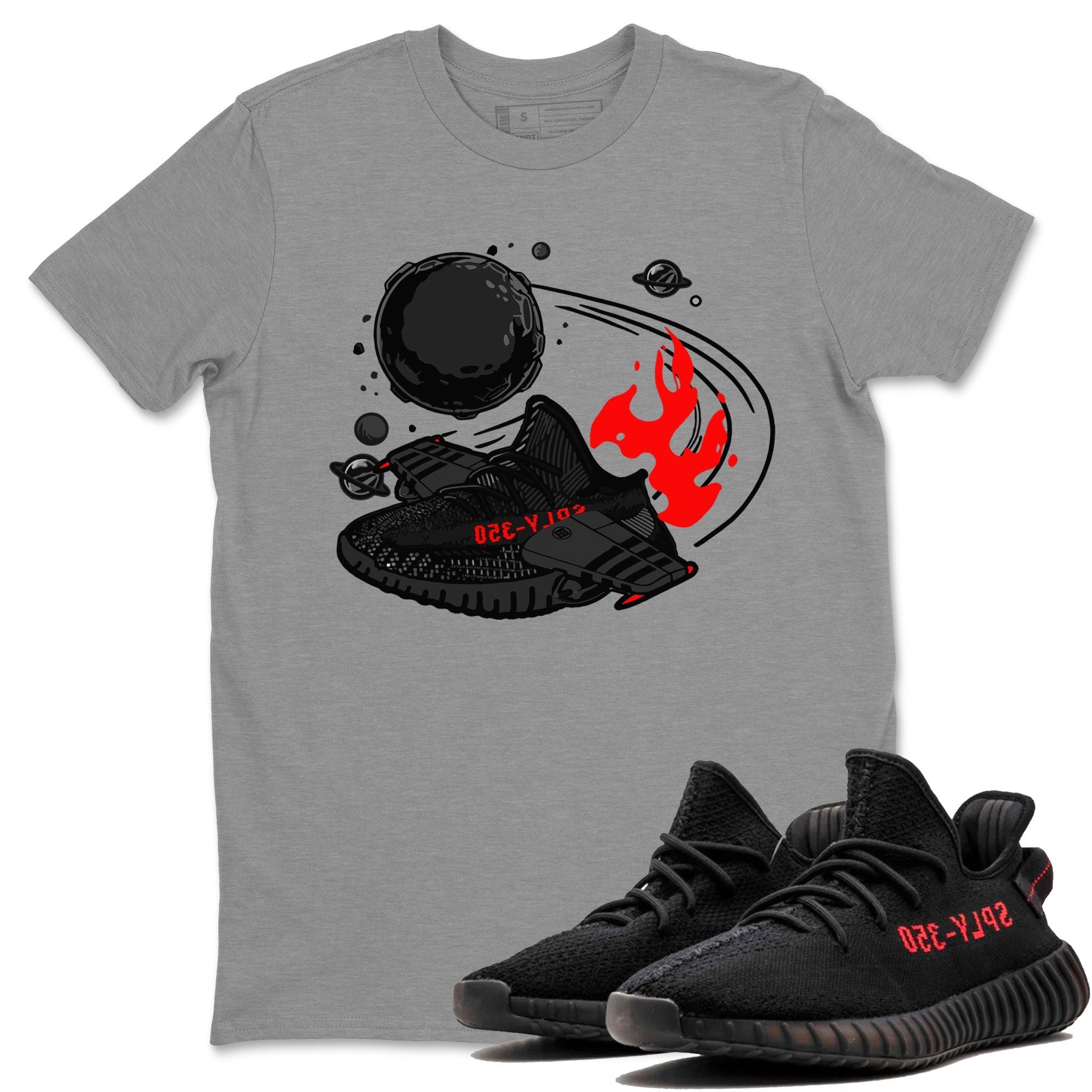 Rocket Boost snkmatch Tee - Yeezy 350 Bred