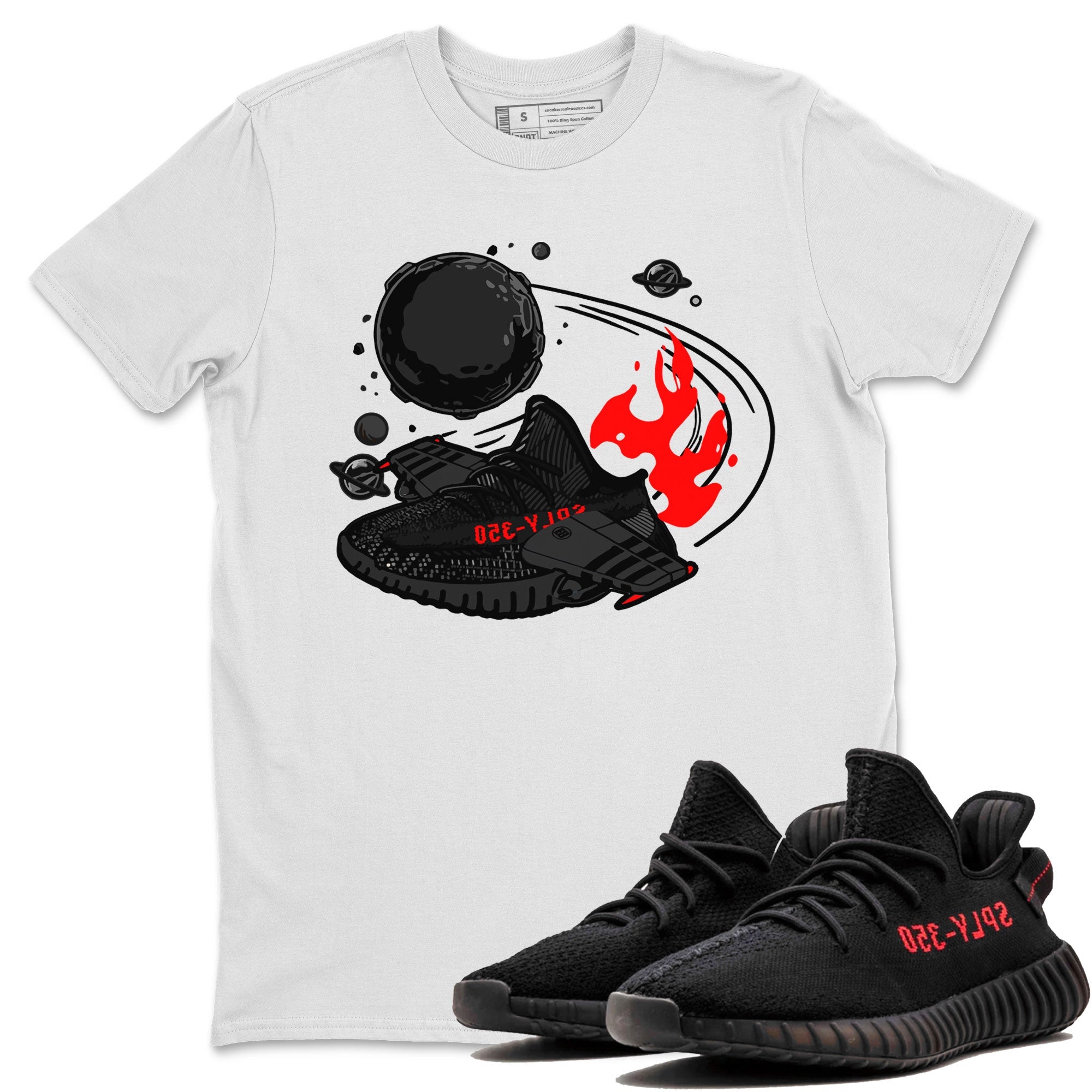 Rocket Boost snkmatch Tee - Yeezy 350 Bred