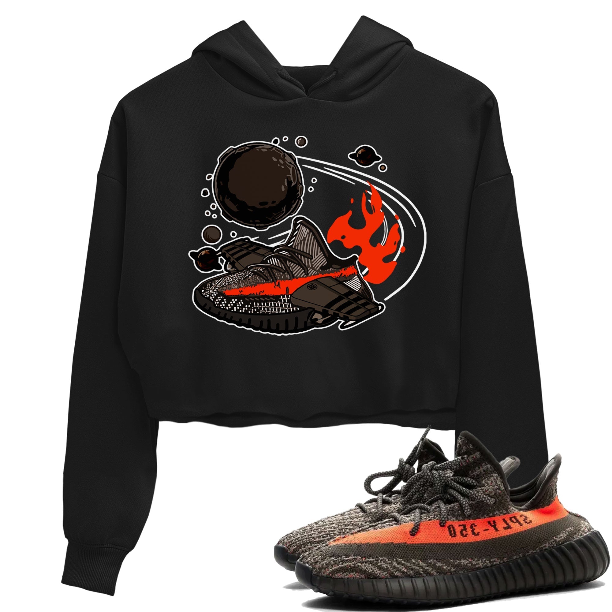 Rocket Boost snkmatch Women's Top - Yeezy 350 Carbon Beluga