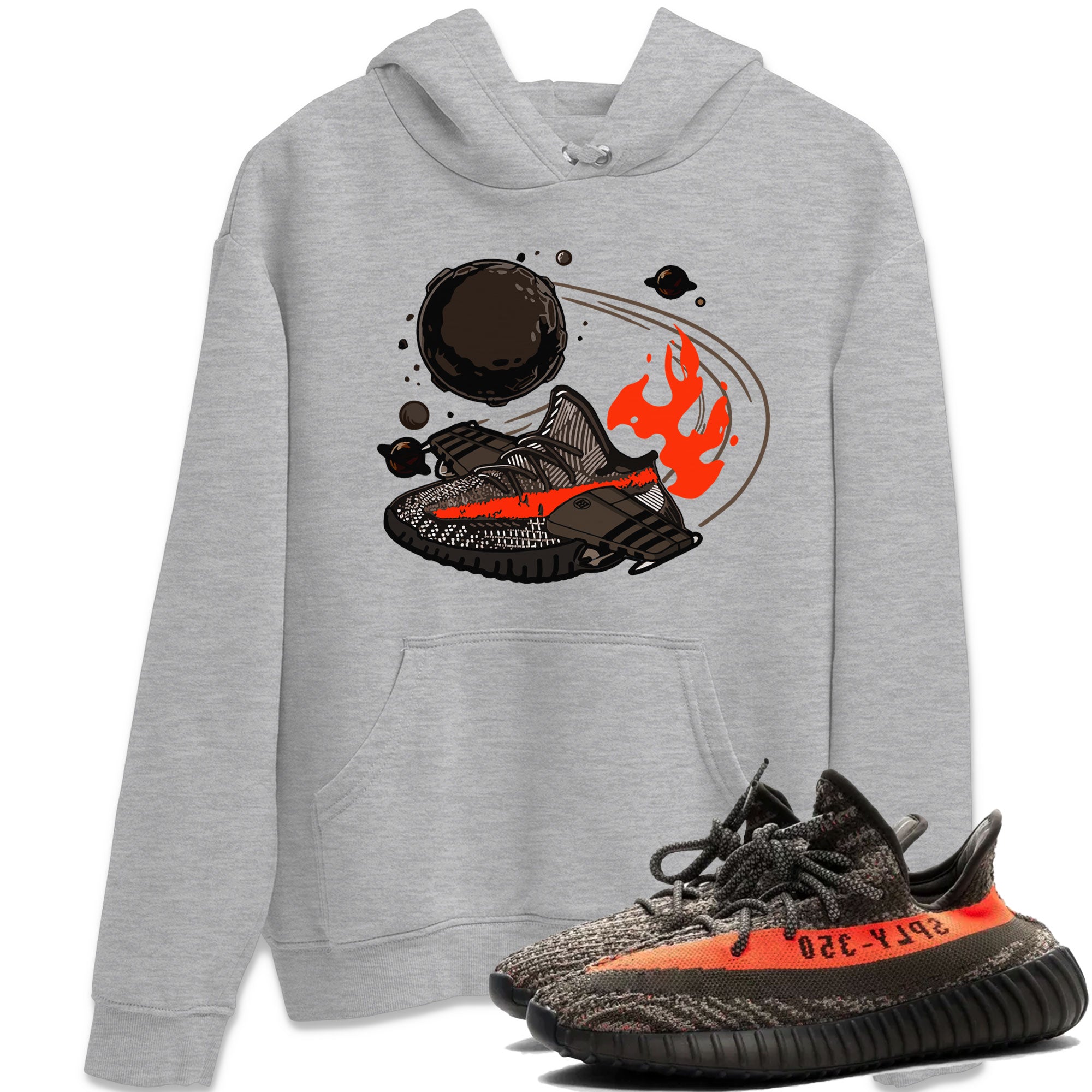 Rocket Boost snkmatch Tee - Yeezy 350 Carbon Beluga