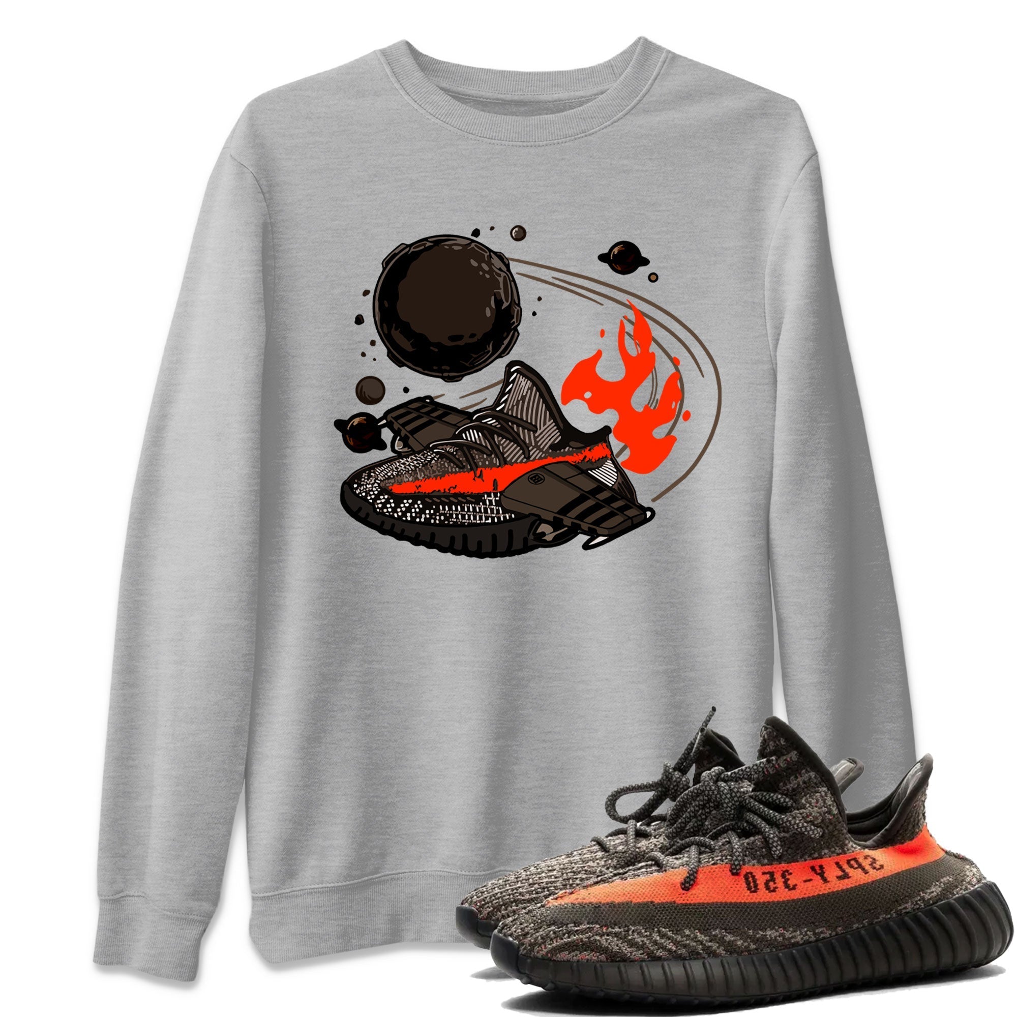 Rocket Boost snkmatch Tee - Yeezy 350 Carbon Beluga