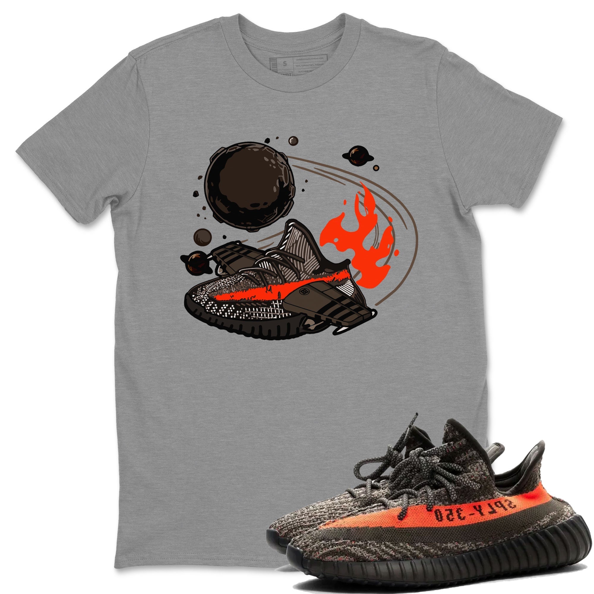 Rocket Boost snkmatch Tee - Yeezy 350 Carbon Beluga