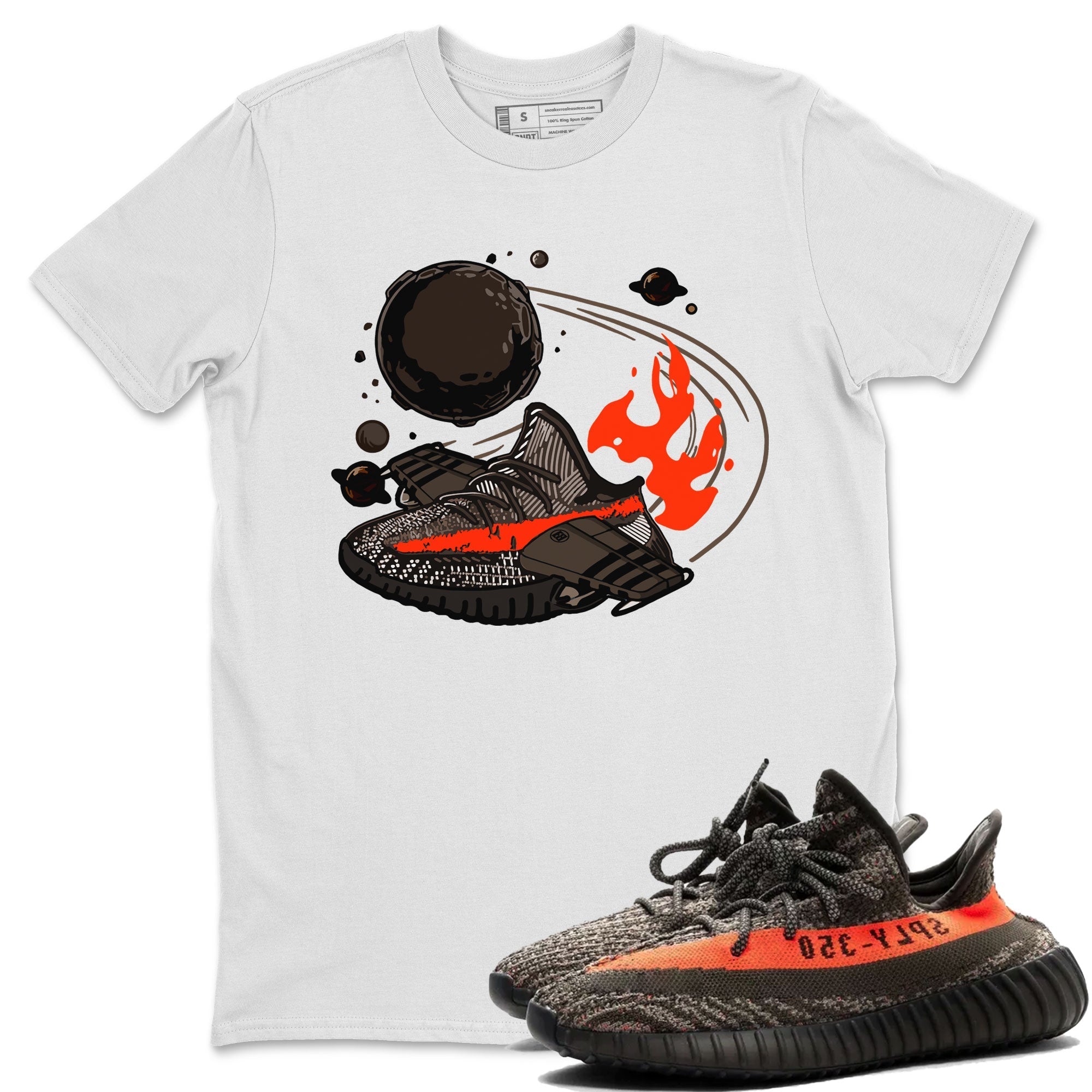 Rocket Boost snkmatch Tee - Yeezy 350 Carbon Beluga