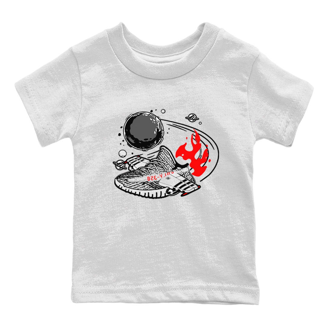 Rocket Boost snkmatch Tee Kids - Yeezy 350 Zebra