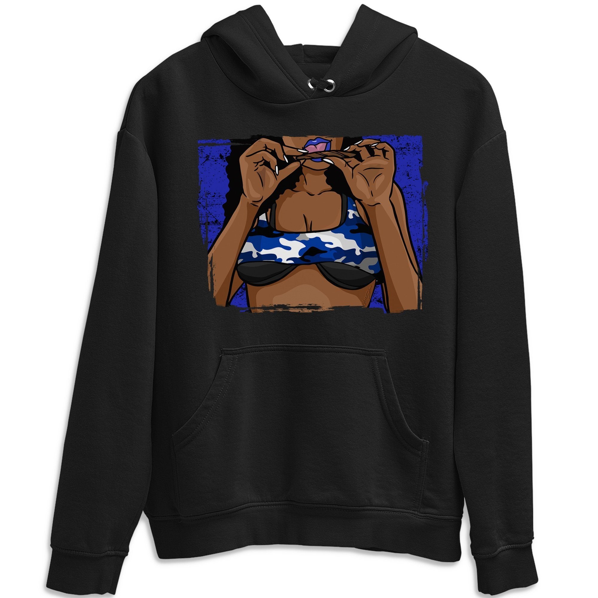 Roll Up Unisex Tops - Air Jordan 1 Royal Black