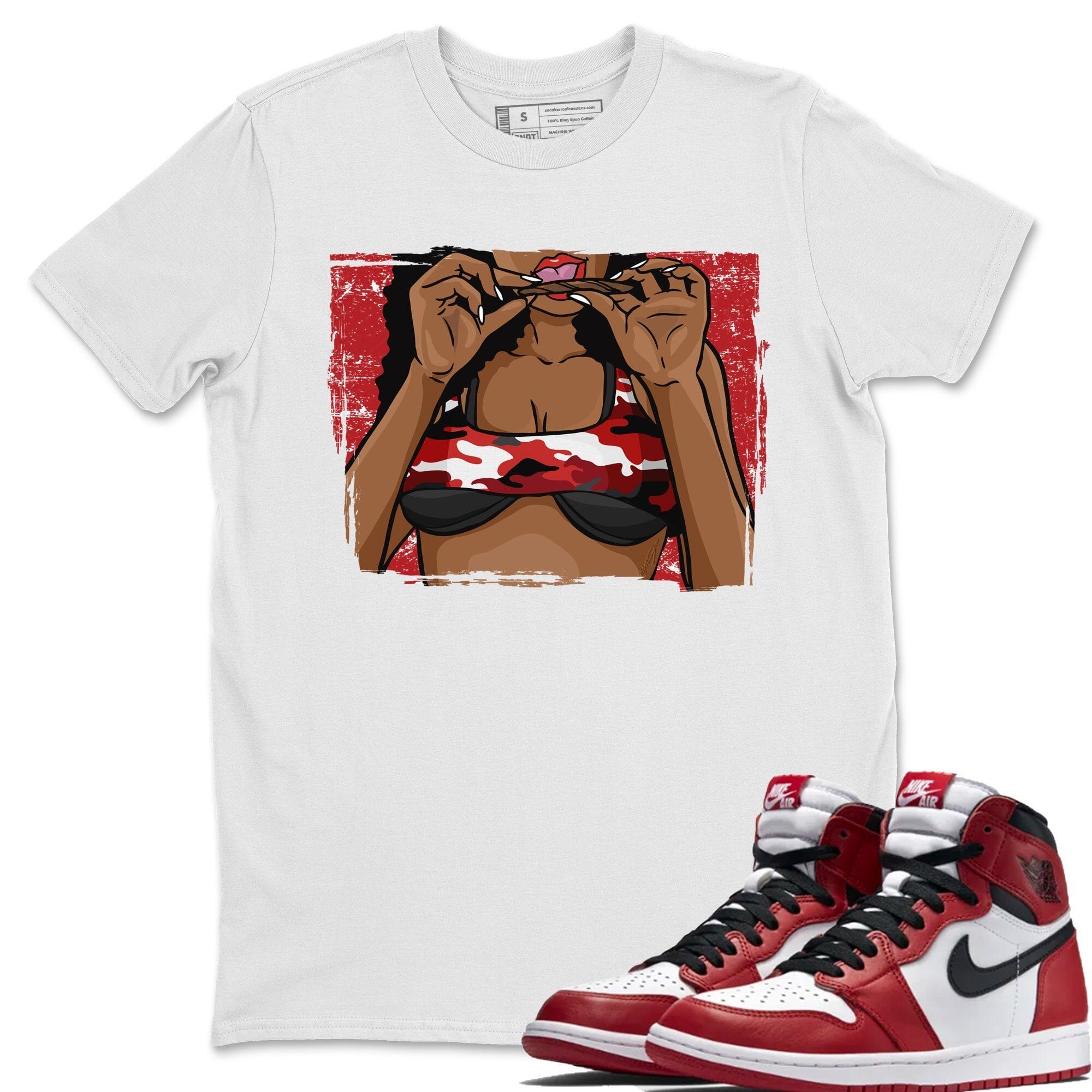 Roll Up Unisex Tops - Air Jordan 1 Varsity Red