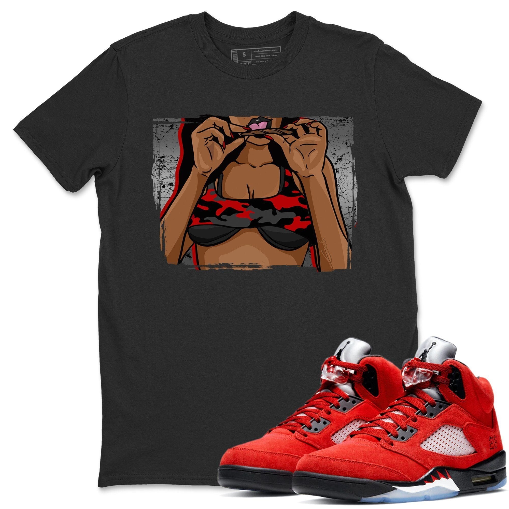 Roll UP Unisex Tops - Air Jordan 5 Raging Bull