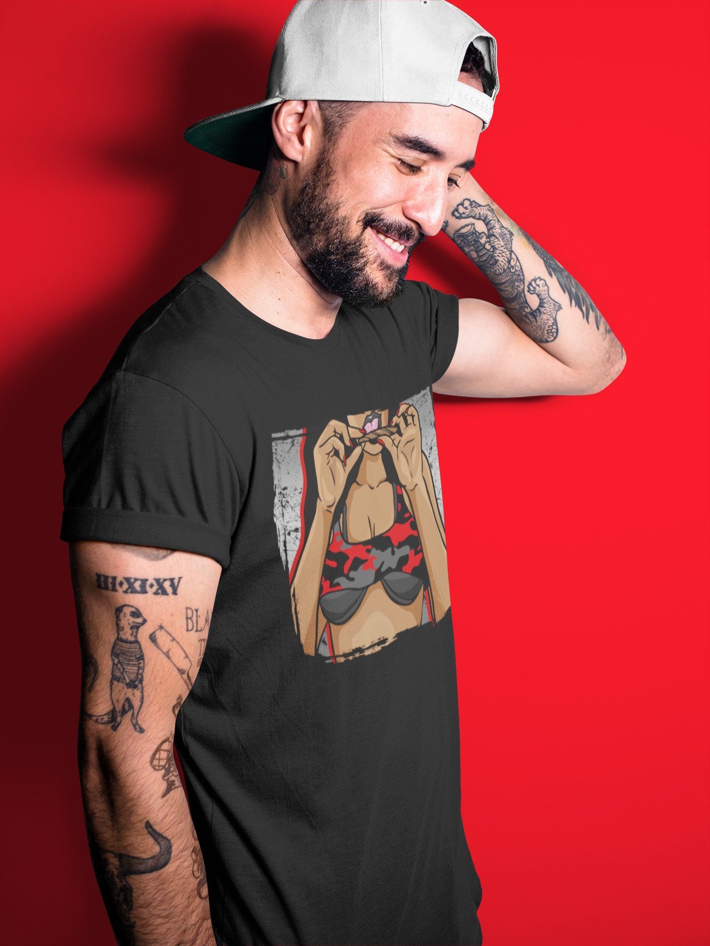 Roll UP Unisex Tops - Air Jordan 5 Raging Bull