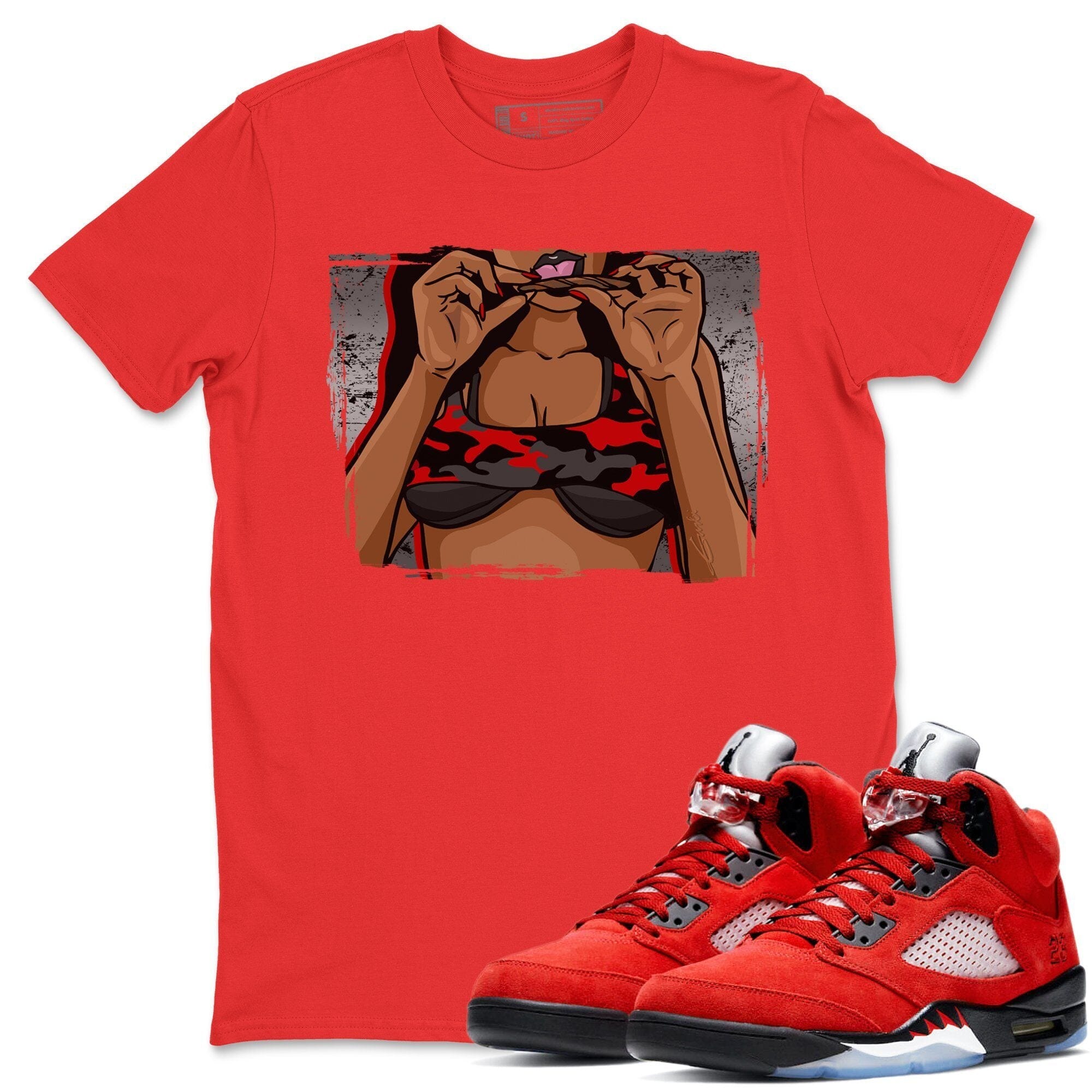 Roll UP Unisex Tops - Air Jordan 5 Raging Bull