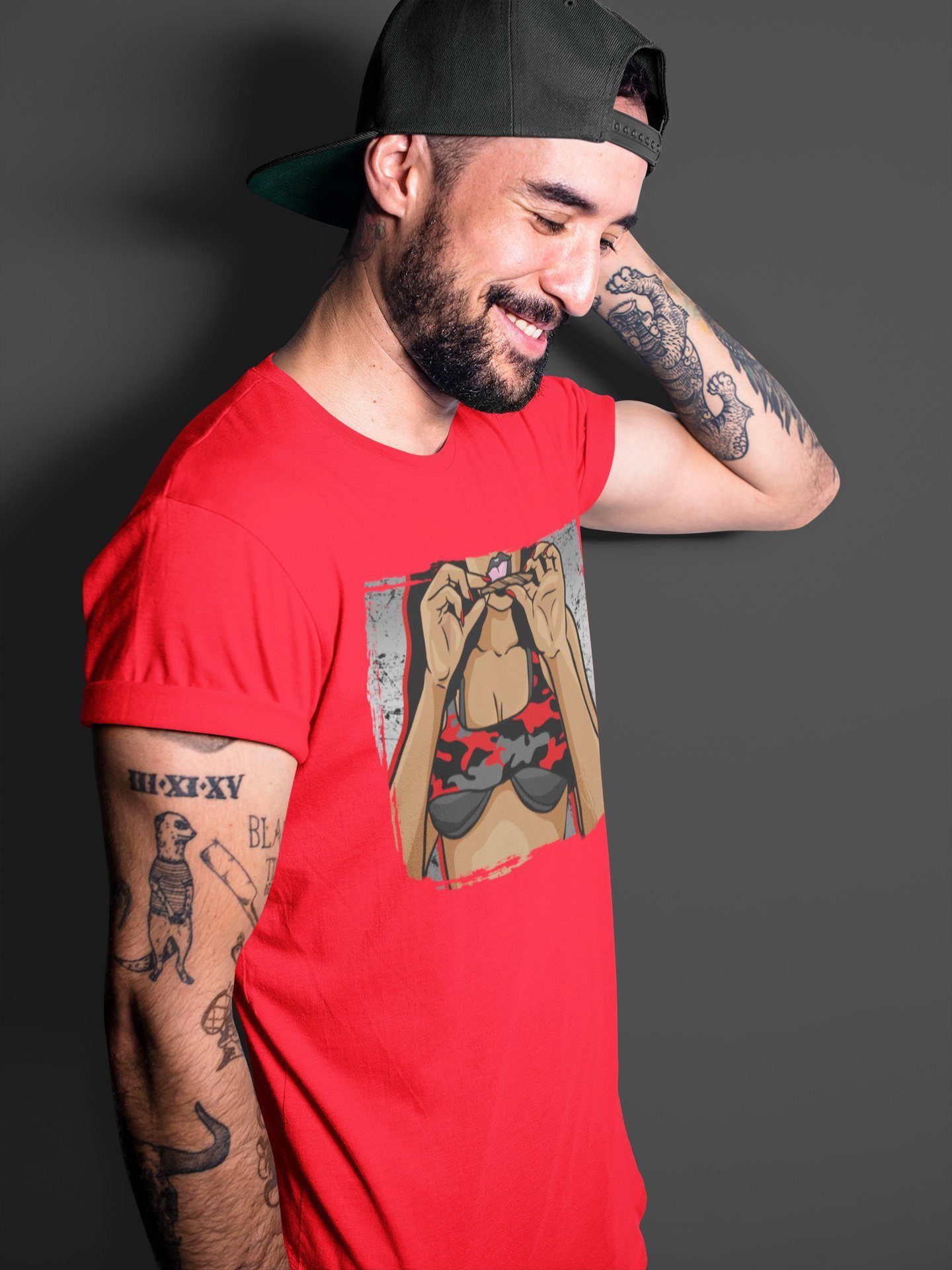 Roll UP Unisex Tops - Air Jordan 5 Raging Bull