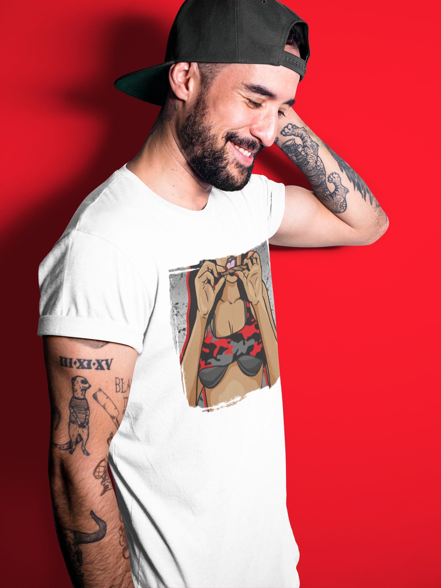 Roll UP Unisex Tops - Air Jordan 5 Raging Bull