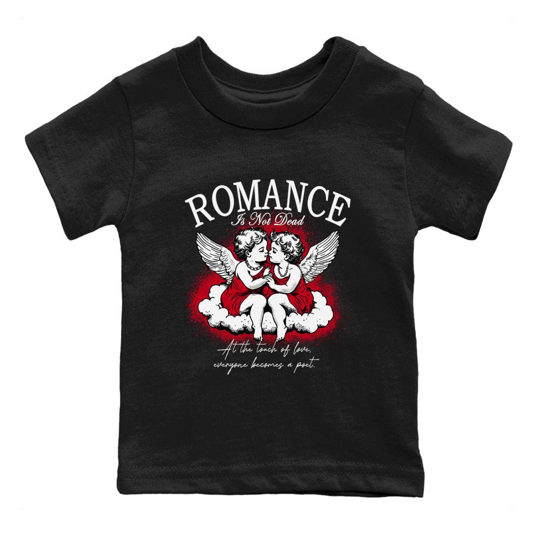 Romance Is Not Dead snkmatch Tees Kids - Air Jordan 1 '85 Bred