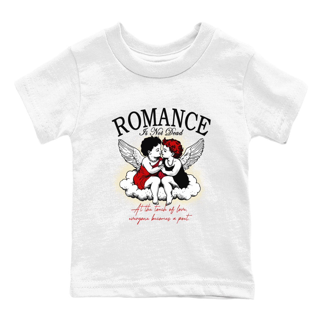 Romance Is Not Dead snkmatch Tees Kids - Air Jordan 1 Black Toe Reimagined